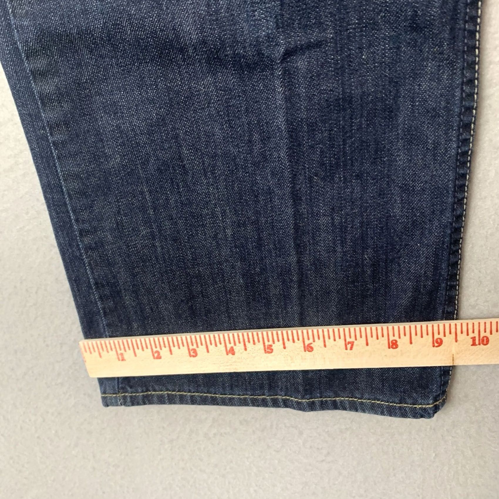 Vintage American Eagle Jeans Mens 33x30 Blue Low Rise Bootcut Regular Inseam 30in Denim Cotton Zipper Button Logo Size US 33 - 6 Thumbnail