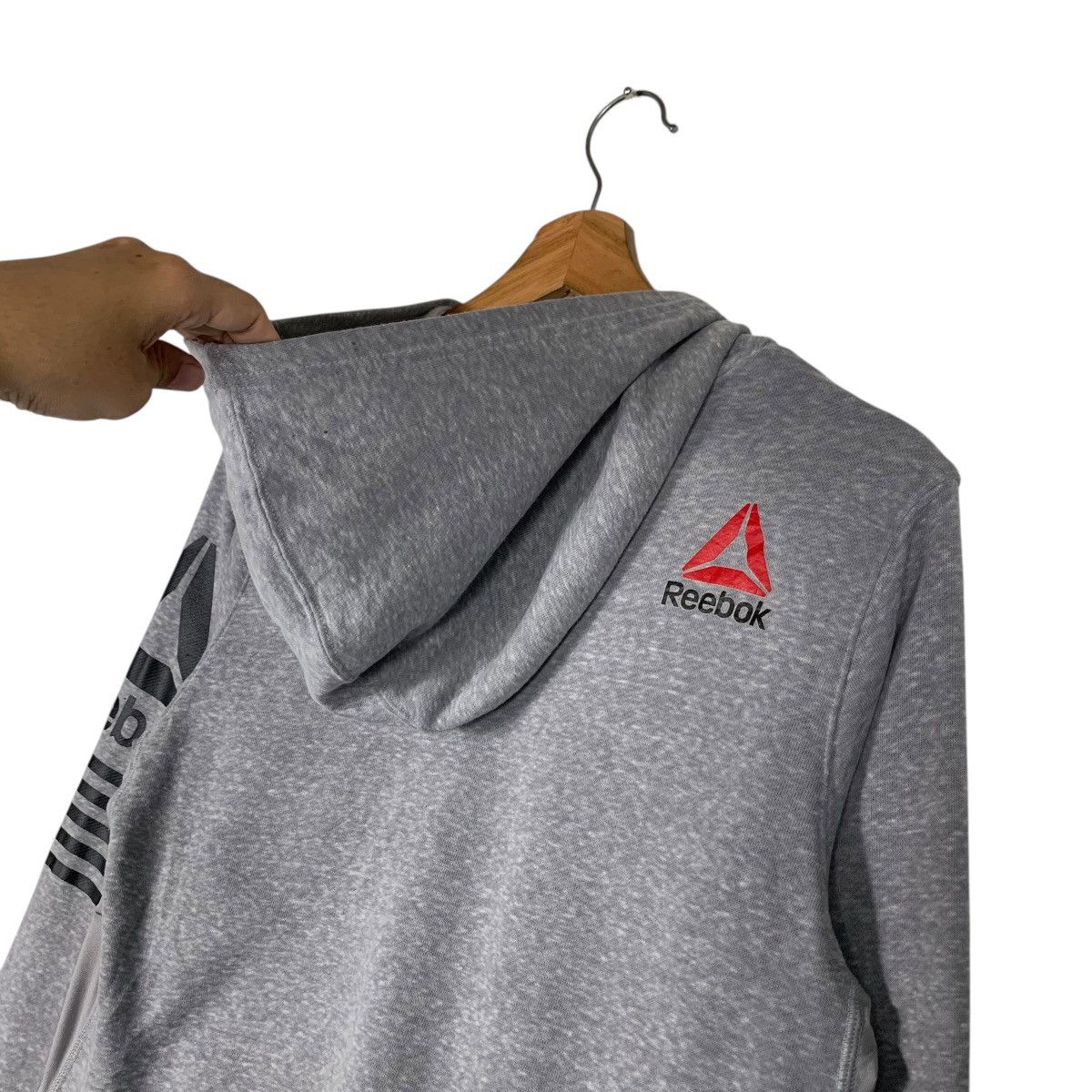 Reebok REEBOK Asymmetrical Half Zip Pullover Hoodies #1522-C68 Size US S / EU 44-46 / 1 - 9 Thumbnail