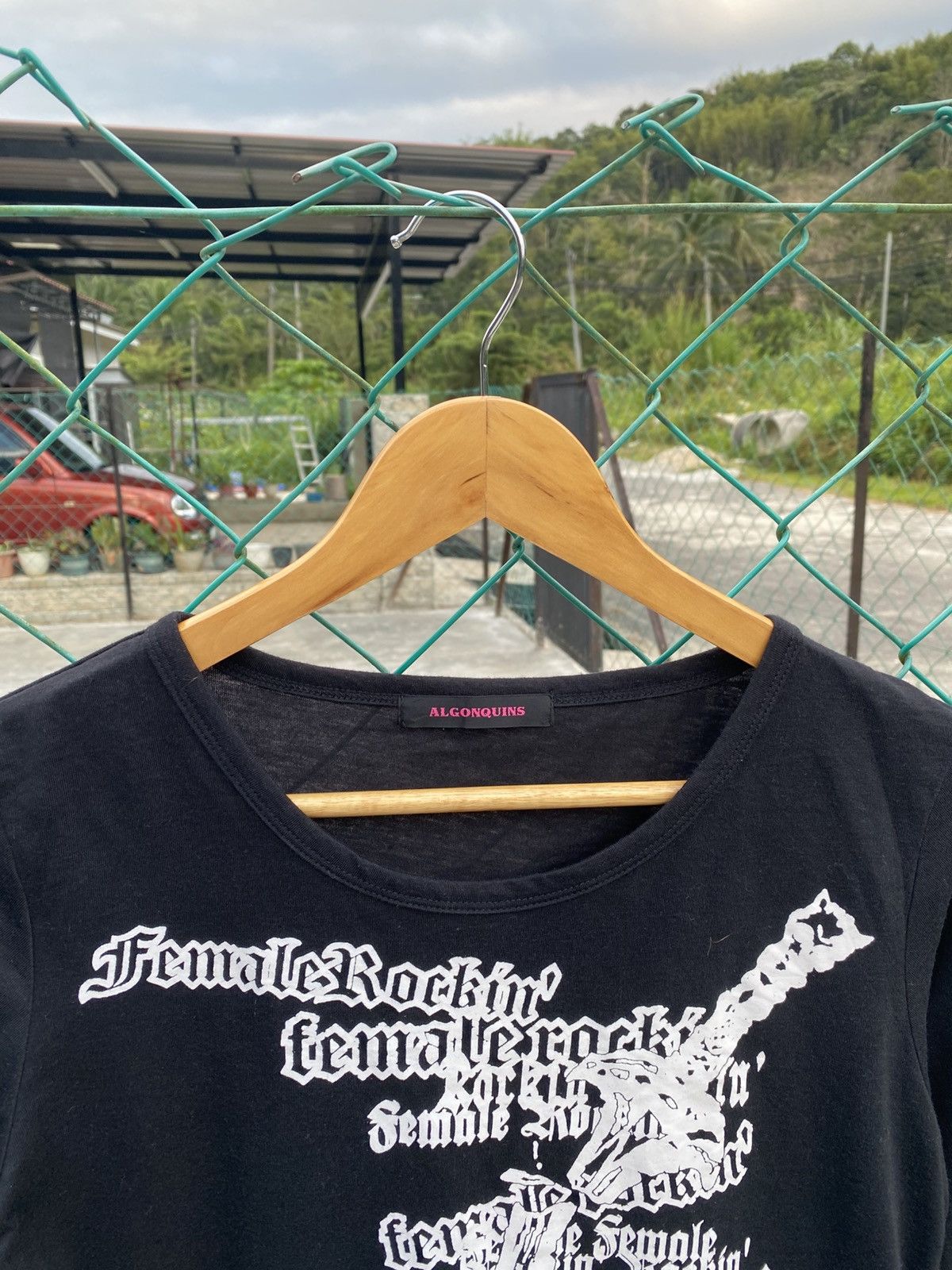 Japanese Brand Vintage Algonquins long sleeve punk tees Size S / US 4 / IT 40 - 3 Thumbnail