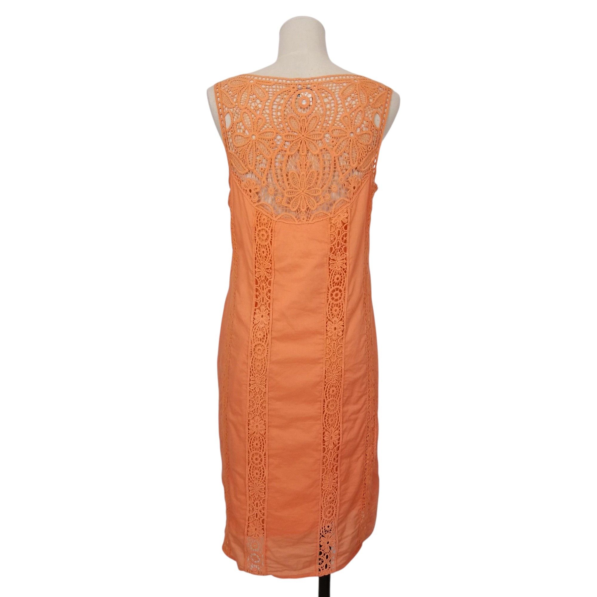 Other Sundance Amira Cotton Lace Dress Apricot Size XS / US 0-2 / IT 36-38 - 4 Thumbnail