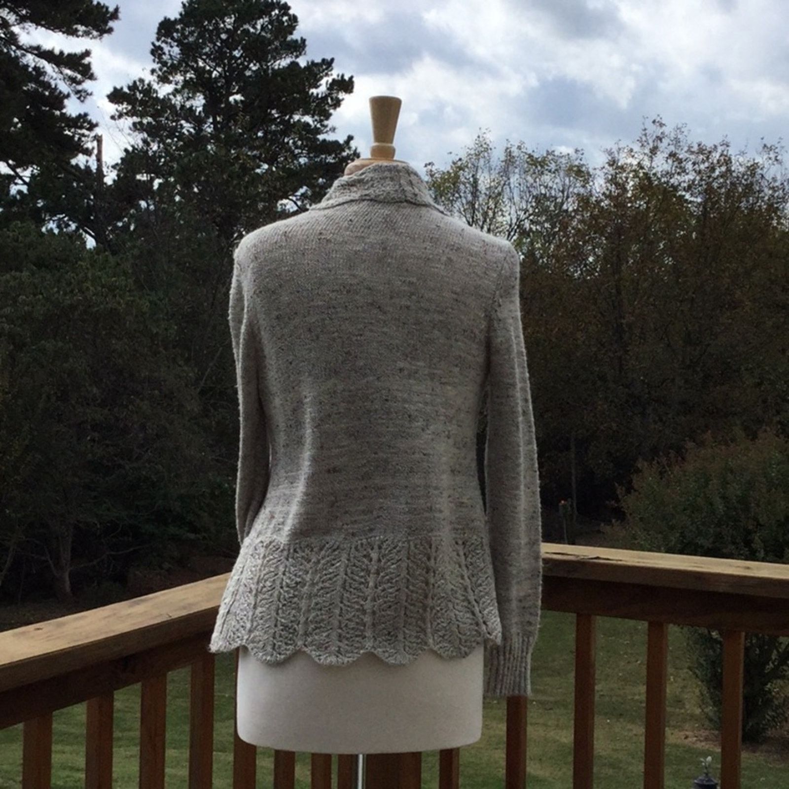 Other Dressbarn Tan Open Front Cardigan/Sweater Size MP* Size M / US 6-8 / IT 42-44 - 6 Thumbnail