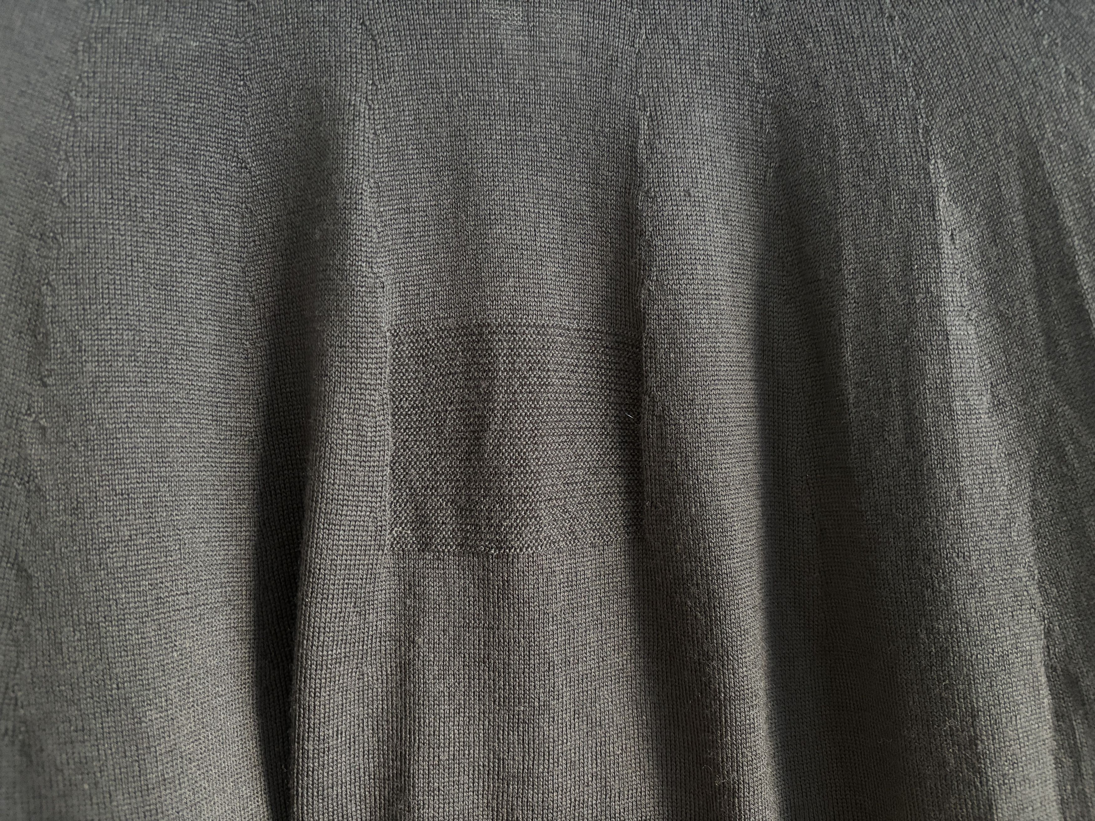 Goldwin Wool Seamless Knit Top/ Sweater Lead Grey - Size 2 - Small Size US L / EU 52-54 / 3 - 4 Thumbnail