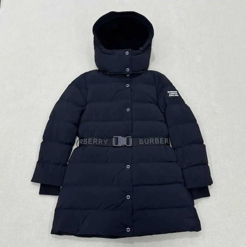 Burberry Burberry Women's Black Long Puffer Jacket Size L / US 10 / IT 46 - 1 Thumbnail