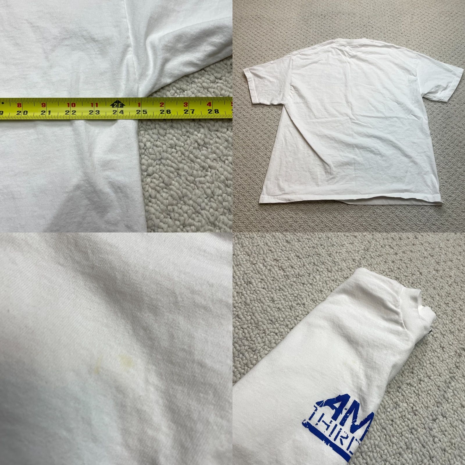 Vintage Alstyle Apparel & Activewear Shirt Mens 2XL White American Third Position T-Shirt Crew Neck Short Sleeve Jersey Cotton Logo 2XL Mens Size US XXL / EU 58 / 5 - 8 Thumbnail