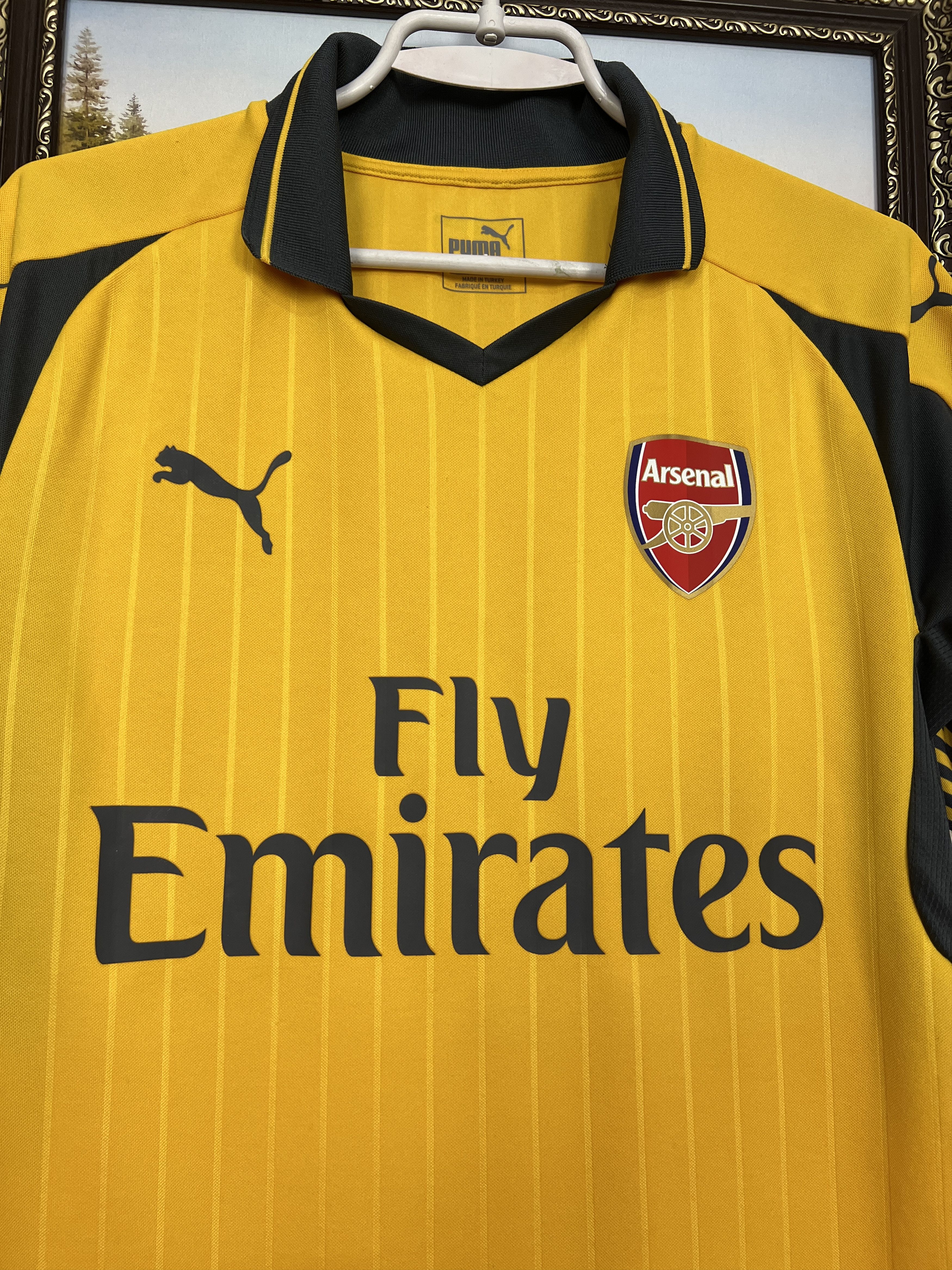 Puma Arsenal Away football shirt Soccer Jersey Trikot Gunners Size US S / EU 44-46 / 1 - 3 Thumbnail