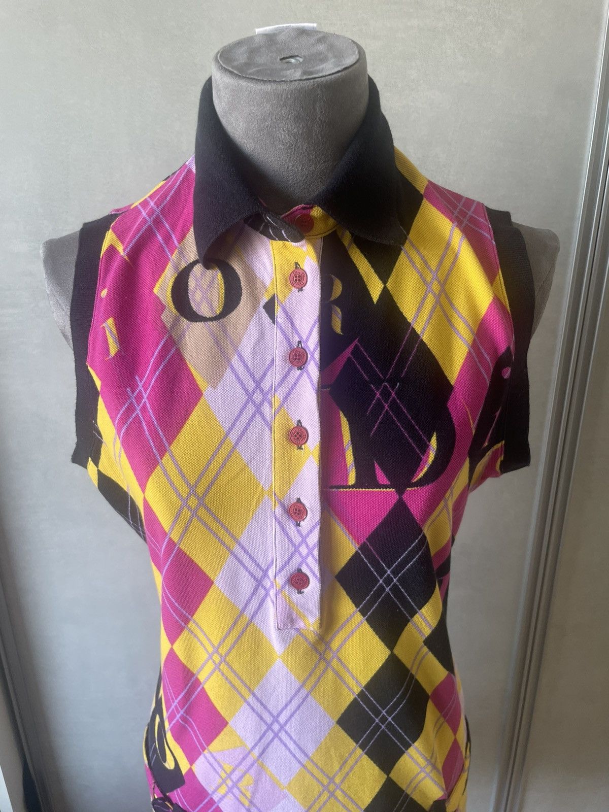 Dior CHRISTIAN DIOR POLO DRESS VINTAGE ARGYLE Size M / US 6-8 / IT 42-44 - 3 Thumbnail