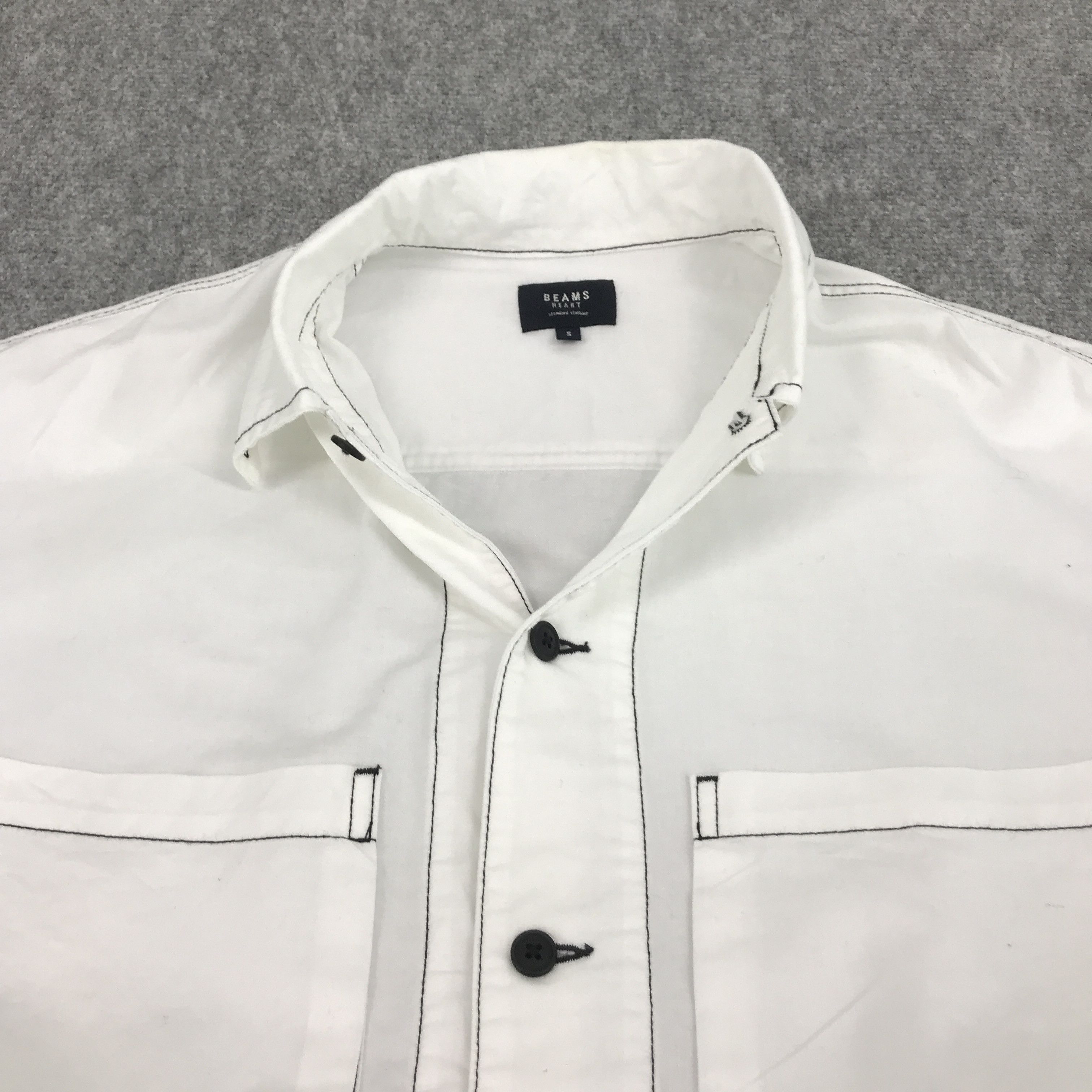 Beams Plus × Japanese Brand BEAMS HEART JAPAN BRAND BUTTON UP JACKET Size US S / EU 44-46 / 1 - 7 Thumbnail