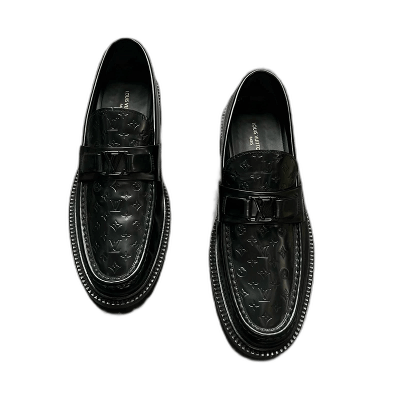 Louis Vuitton Louis Vuitton Major Embossed Loafers Size 8.5-2506 Size US 8.5 / EU 41-42 - 1 Thumbnail