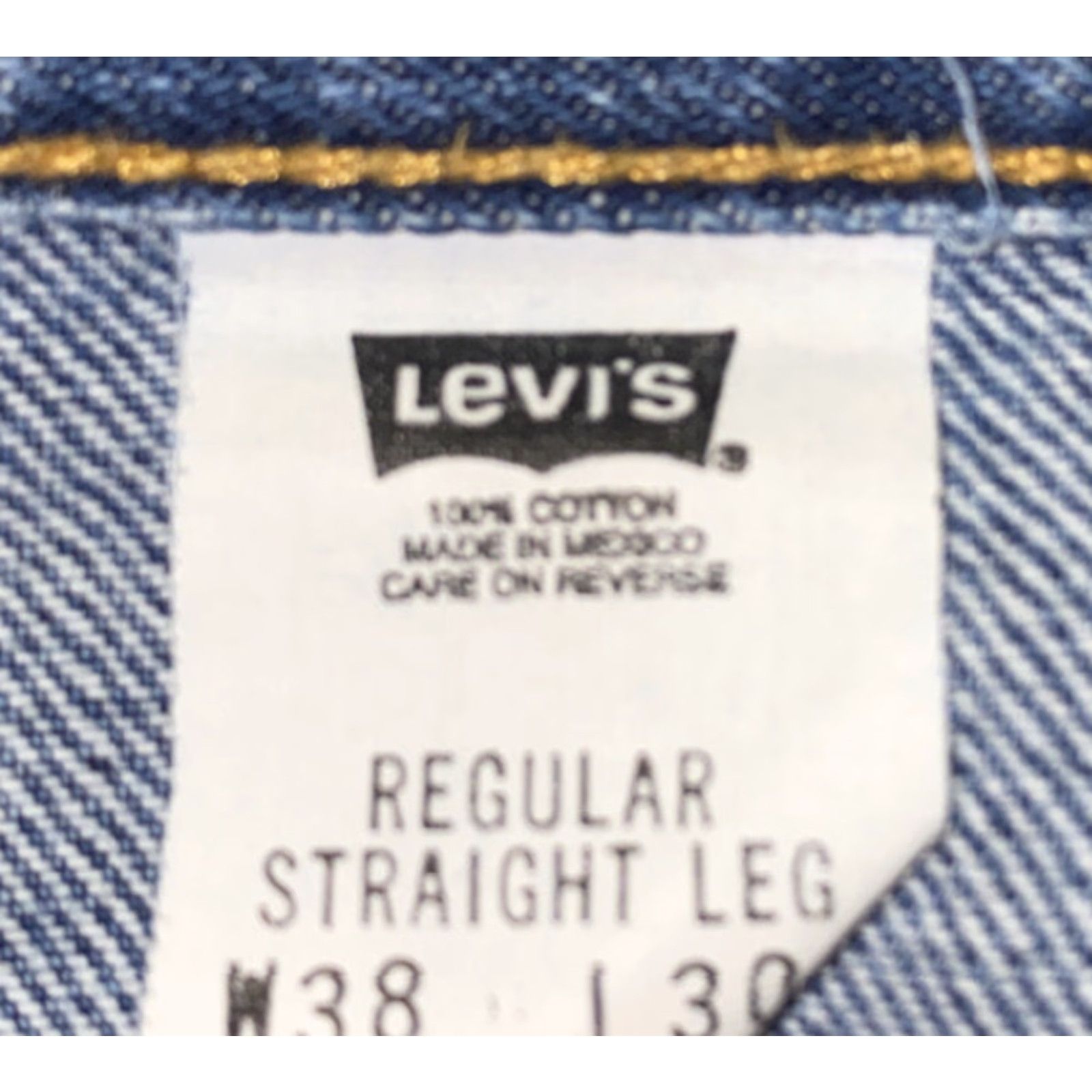 Levi's VINTAGE Levi’s Mens Blue Straight Leg Denim Jeans Size 38 X 30 Size US 38 / EU 54 - 6 Thumbnail