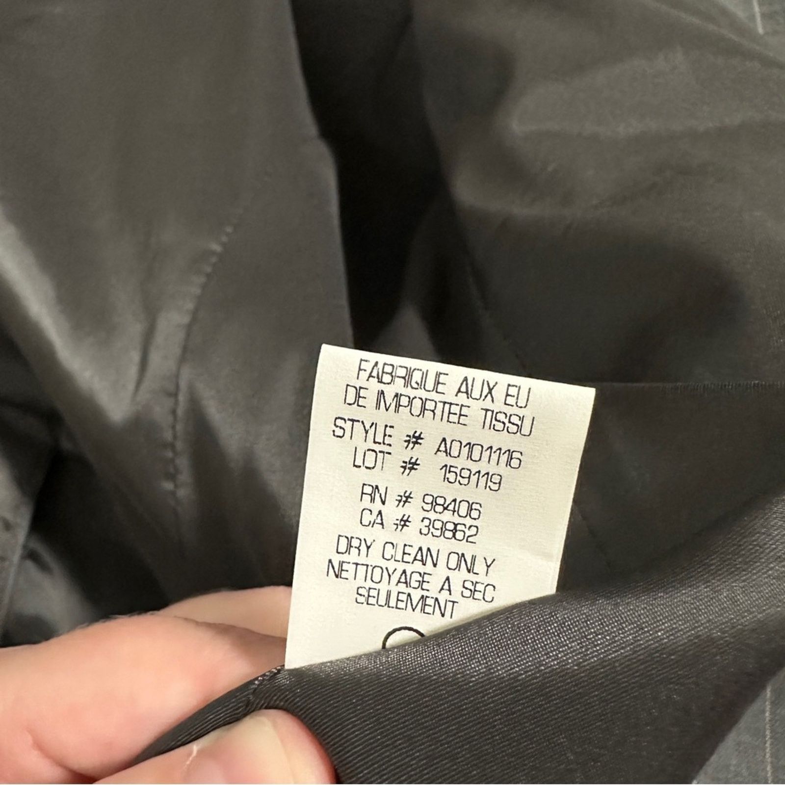 Theory Theory Gray & White Virgin Wool Pinstripe Blazer Sz 0 Size XS / US 0-2 / IT 36-38 - 8 Thumbnail