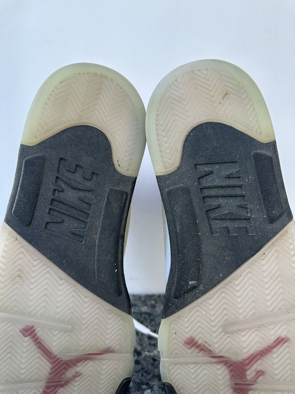 Jordan Brand × Nike Nike Air Jordan 5 Retro Fire Red (2020) White Shoe Men's 12 Size US 12 / EU 45 - 12 Thumbnail