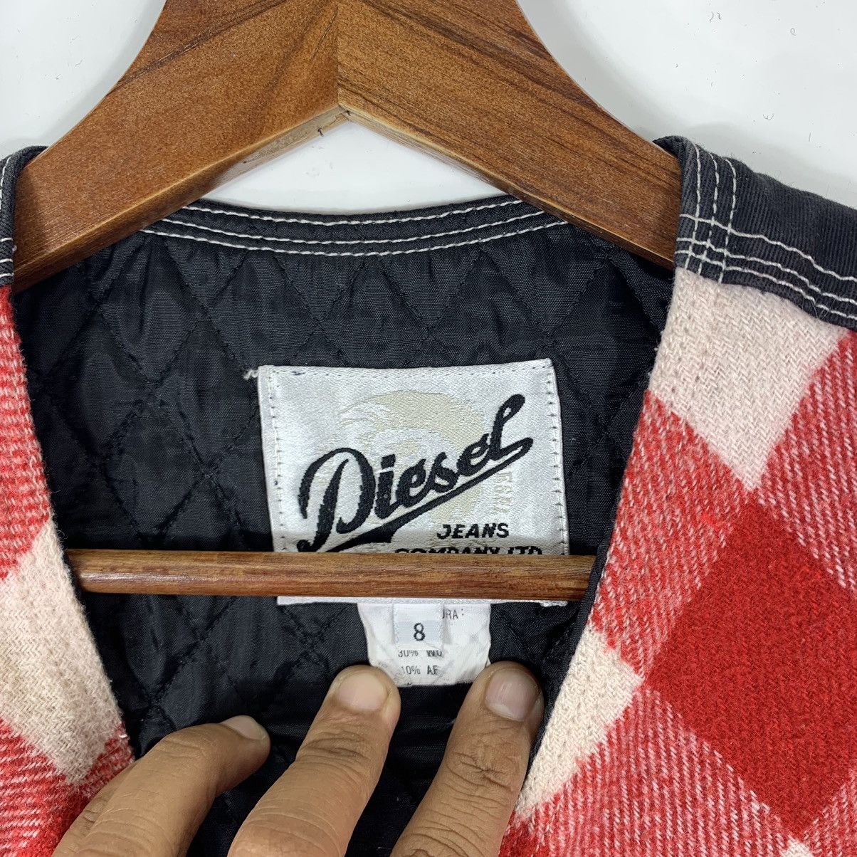 Diesel Vintage Diesel Jeans Company Tartan Vest Jacket Size M / US 6-8 / IT 42-44 - 6 Thumbnail