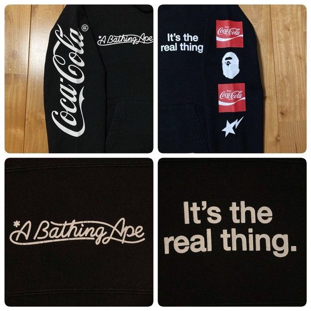 Bape × Coca Cola BAPE × COCA COLA LOGO pullover hoodie a bathing ape BAPE STA Size US M / EU 48-50 / 2 - 4 Thumbnail
