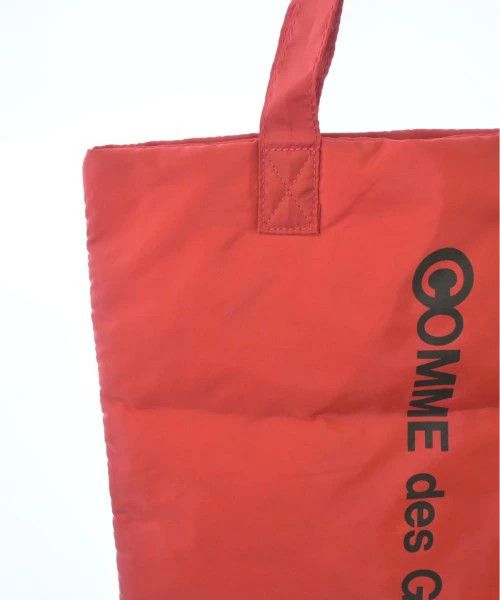 Comme des Garcons Tote Bag Quilted Pattern Logo Print Inner Pocket Red Size ONE SIZE - 4 Thumbnail