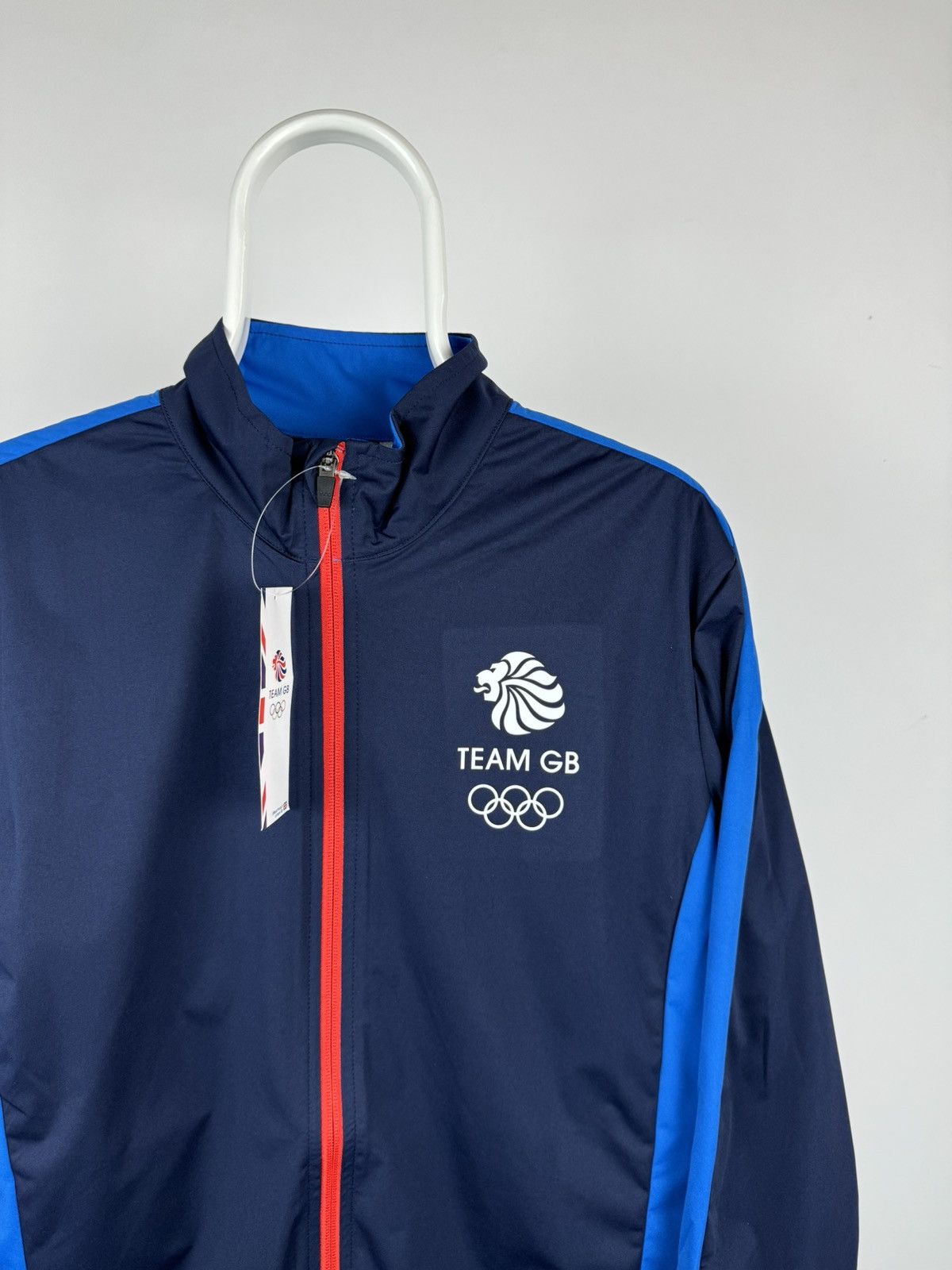 Vintage Team GB Lightweight Jacket Cycling Fill Zip Size US XL / EU 56 / 4 - 2 Thumbnail