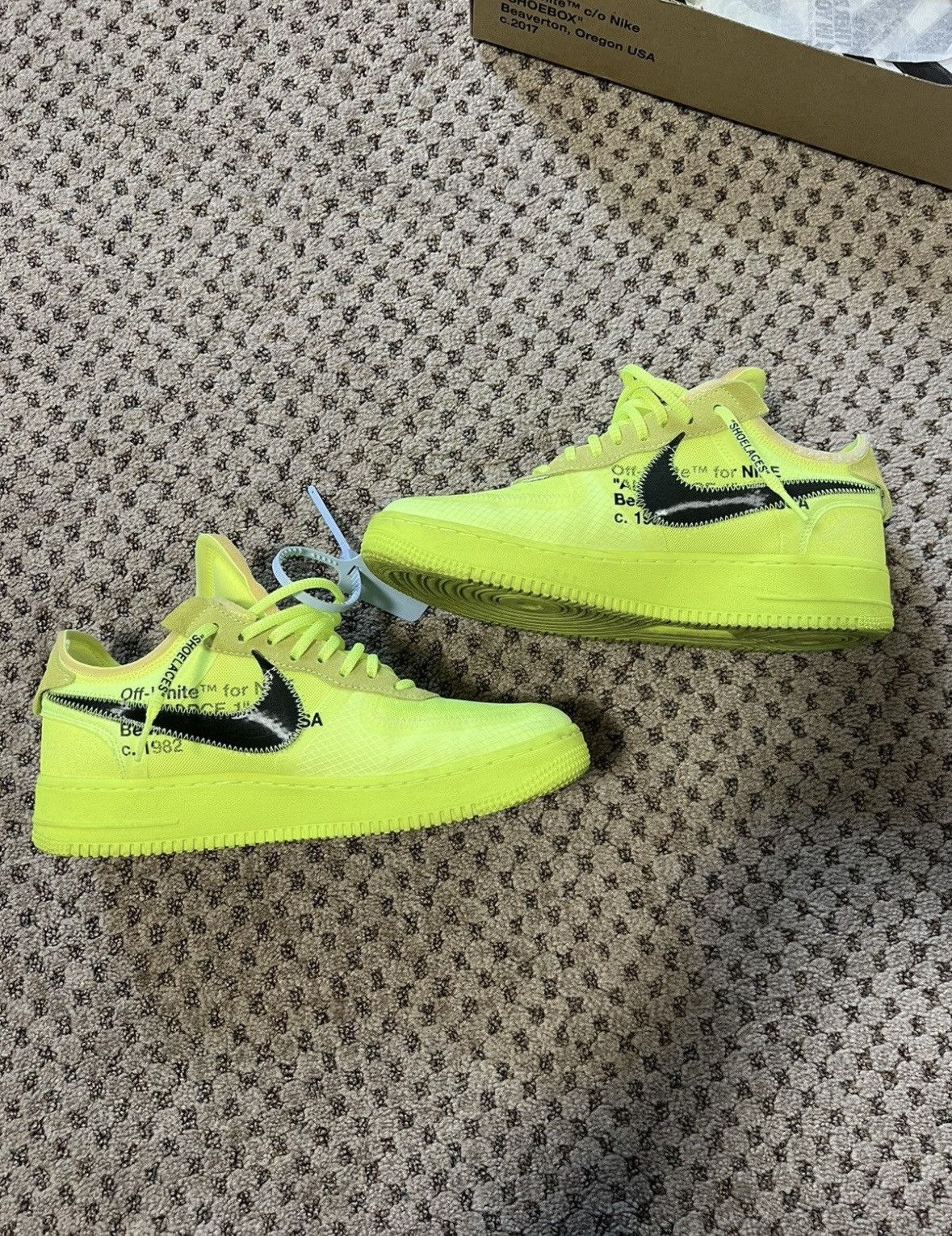 Nike × Off-White Off White X Nike Air Force 1 Size US 10.5 / EU 43-44 - 6 Thumbnail