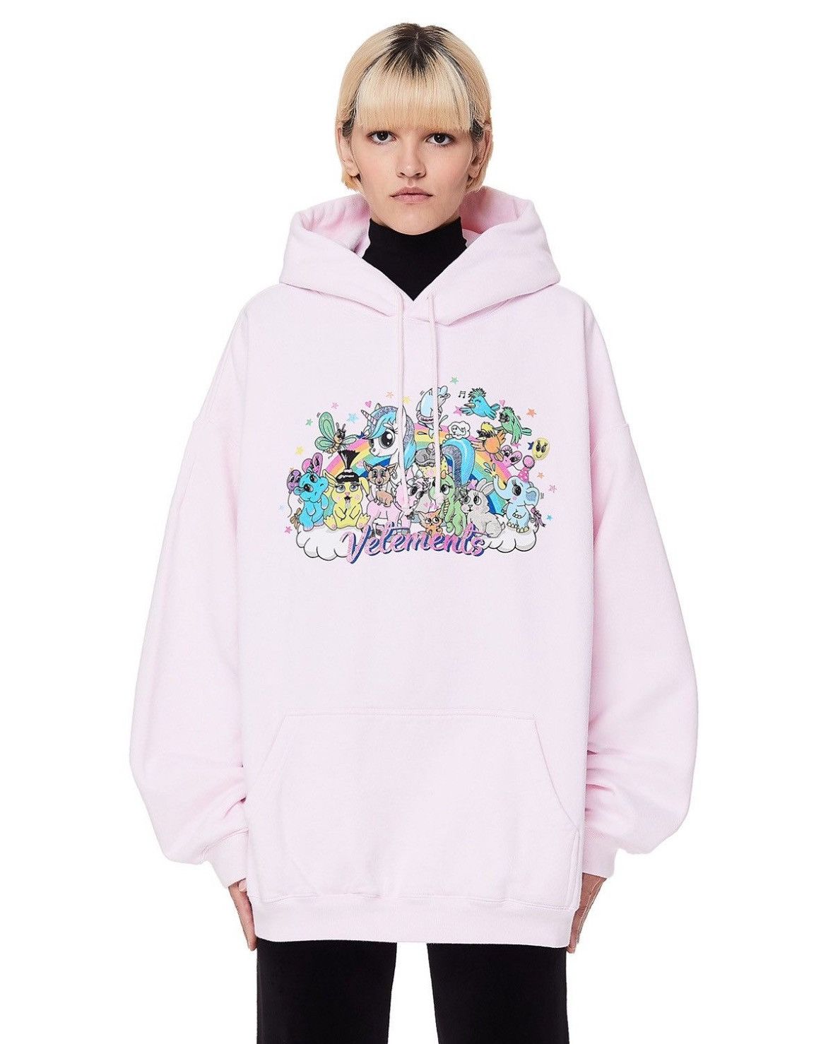 関税負担なし◆VETEMENTS◆Flying Unicorn フーディ Black Flying Unicorn Hoodie by VETEMENTS on Sale
