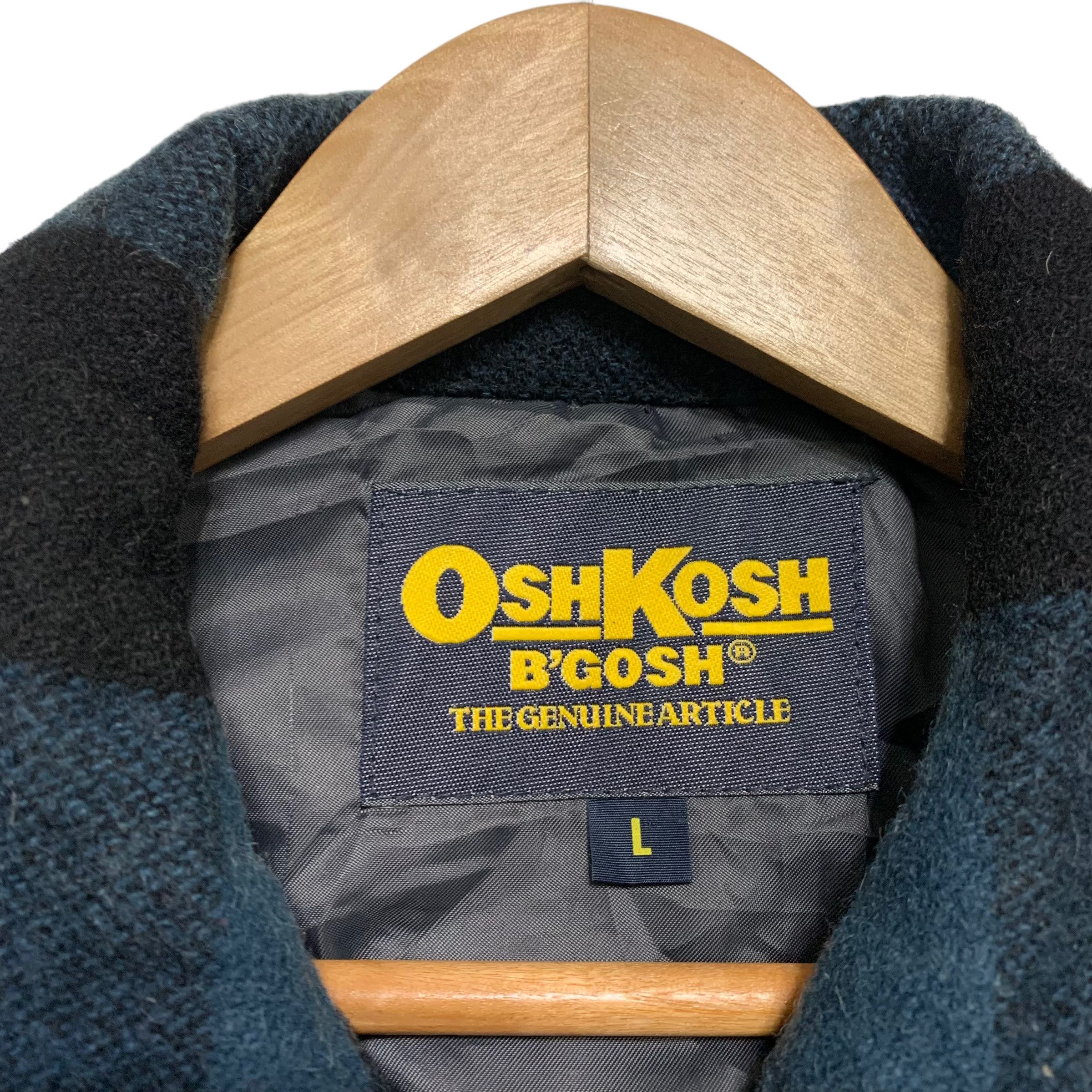 Oshkosh Oshkosh B'gosh Wool Tartan Zipper Jacket Size US L / EU 52-54 / 3 - 7 Thumbnail
