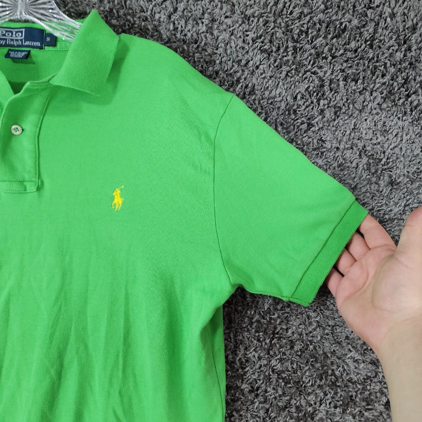 Polo Ralph Lauren Polo Ralph Lauren Men's Green Short Sleeve Cotton Polo Shirt Size S Size US S / EU 44-46 / 1 - 2 Thumbnail