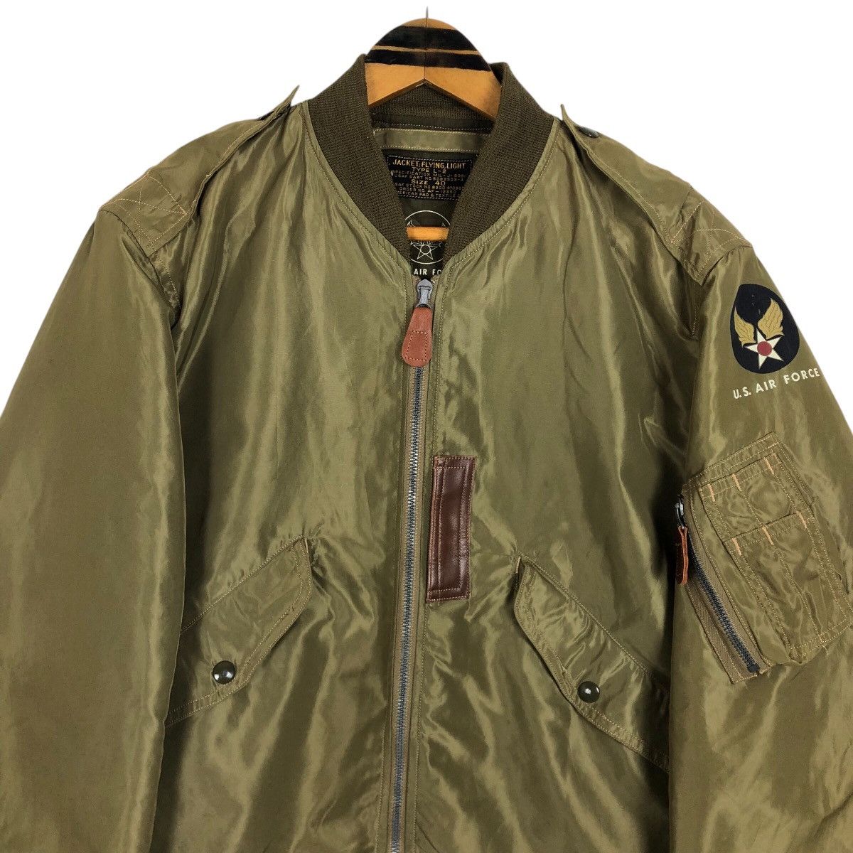 Buzz Rickson's Buzz Rickson’s Type L-2 Flight Jacket US Air Force Size US L / EU 52-54 / 3 - 3 Thumbnail