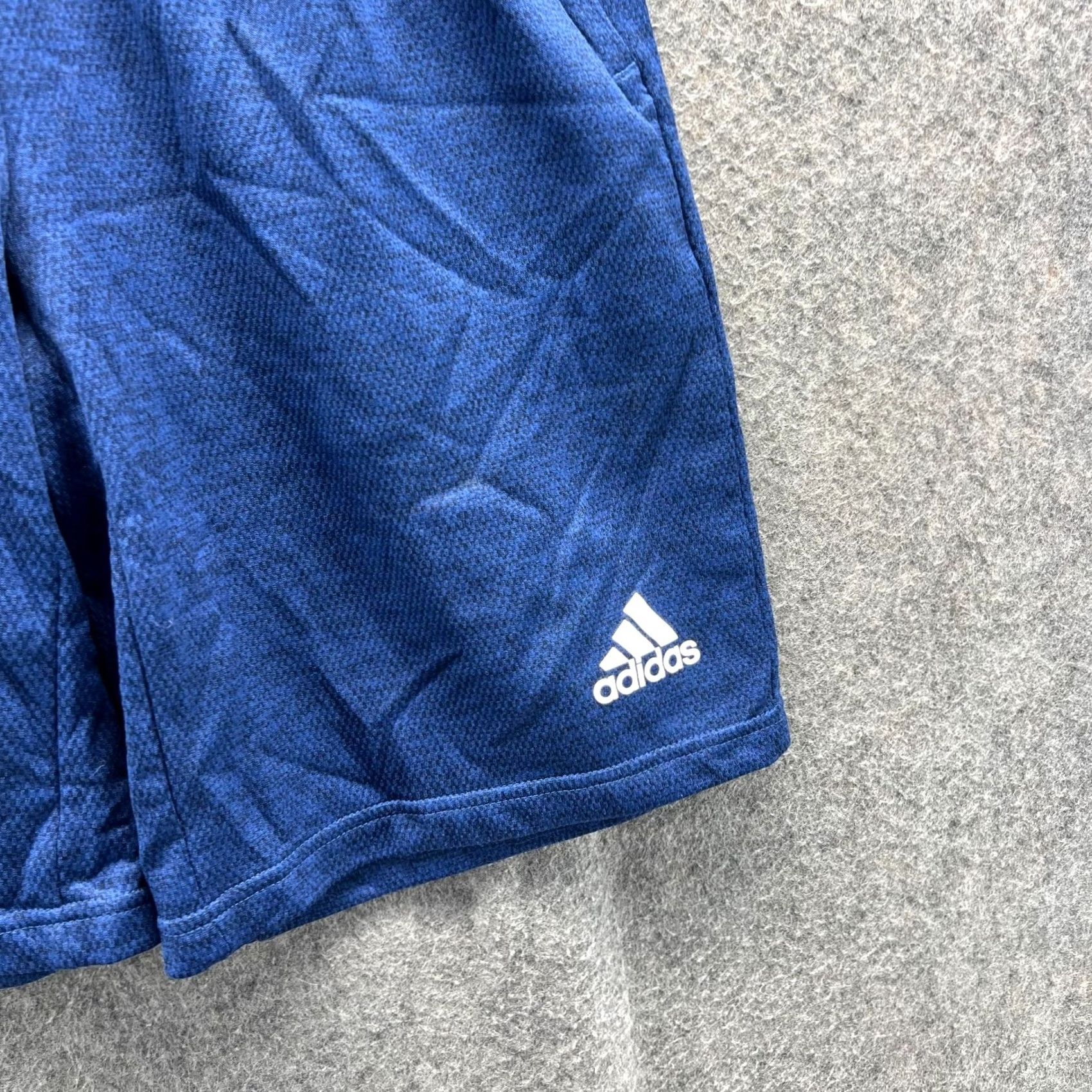 Adidas Adidas Shorts Mens Medium Blue Navy Athletic Trefoil Dazzel Elastic Waist Y2K Size US 31 - 4 Thumbnail