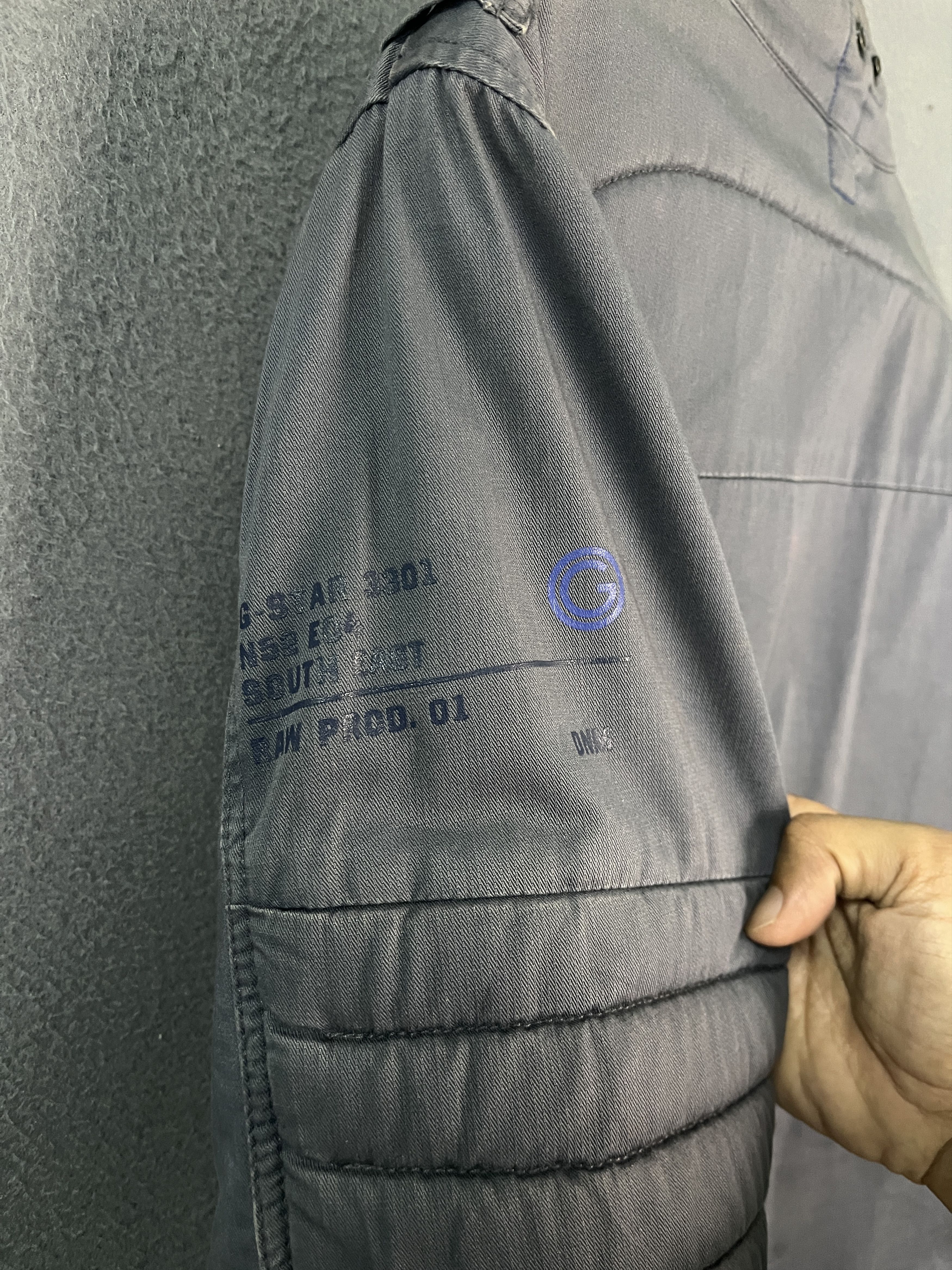 G-Star G-STAR Raw Denim Biker Jacket Soft Padded Asymmetrical Style Size US S / EU 44-46 / 1 - 7 Thumbnail