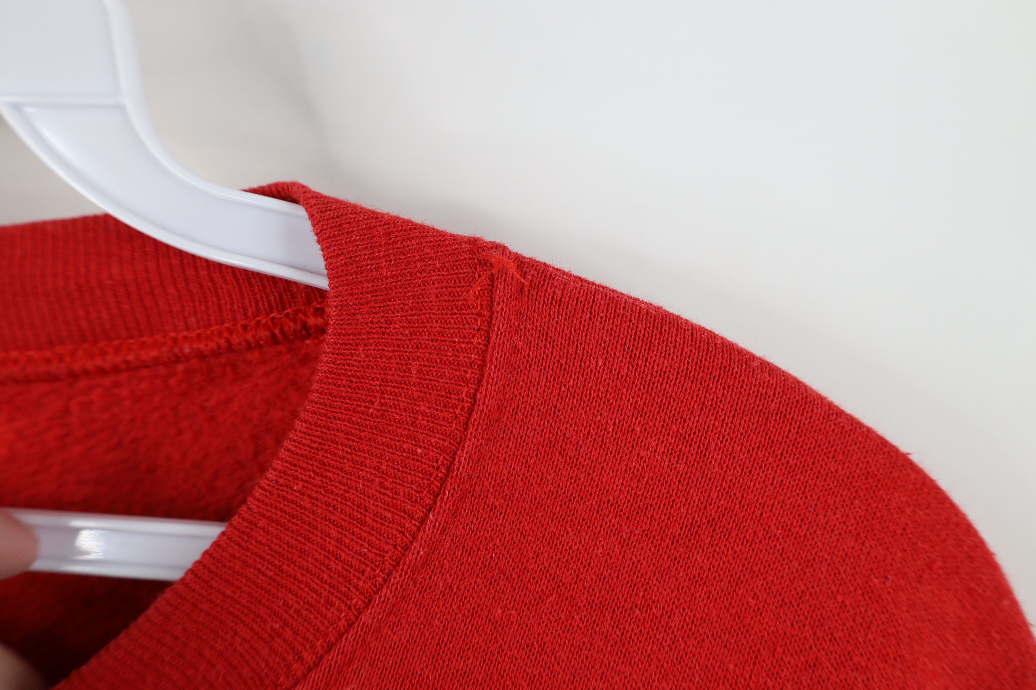 Vintage Vintage 90s Sit On My Tail Sports Cat Sweatshirt Red USA Size US XL / EU 56 / 4 - 8 Thumbnail