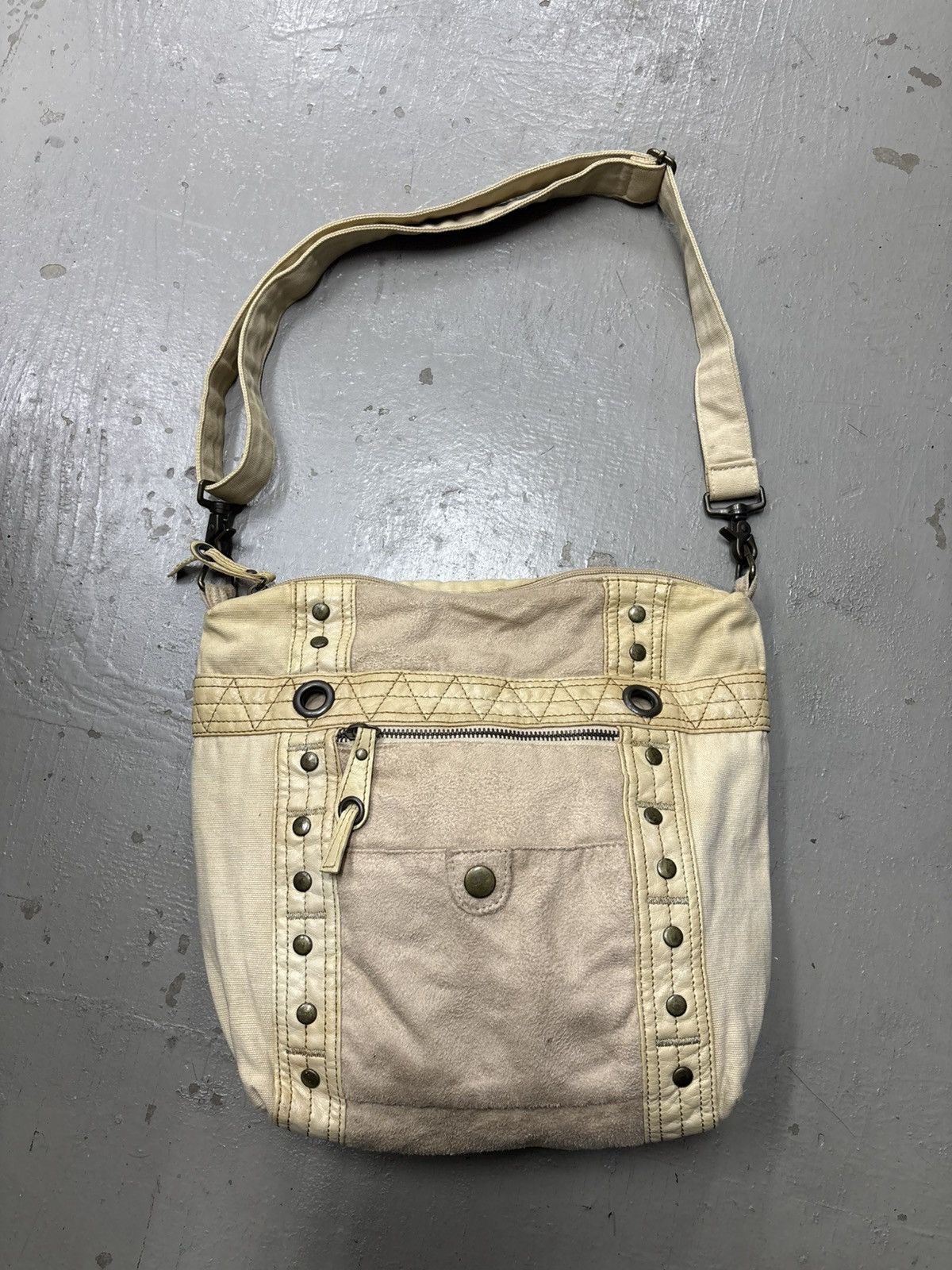 14th Addiction Suede Leather Grunge Punk Bag Y2k ifsixwasnine Lgb Size ONE SIZE - 1 Thumbnail