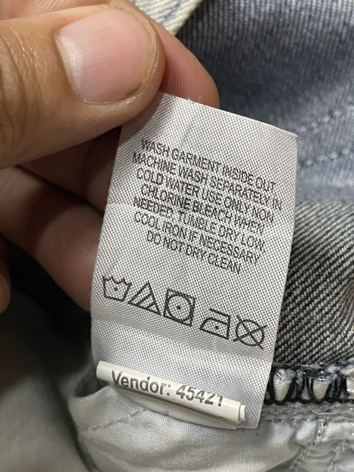 Pacsun × Vintage PACSUN 32x30 Acid Wash Ripped Jeans (92) Size US 35 - 14 Thumbnail