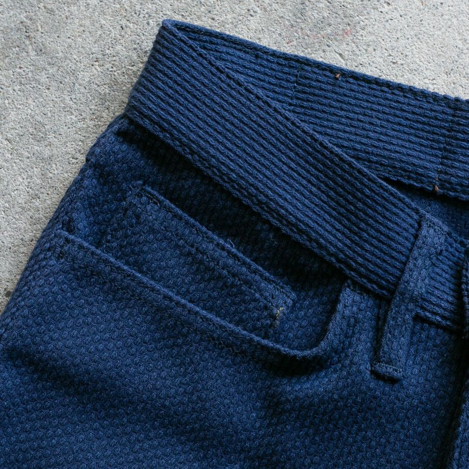 image of Gustin 92 Monster Sashiko Dobby 5 Pocket - Navy / 36 Straight, Men's