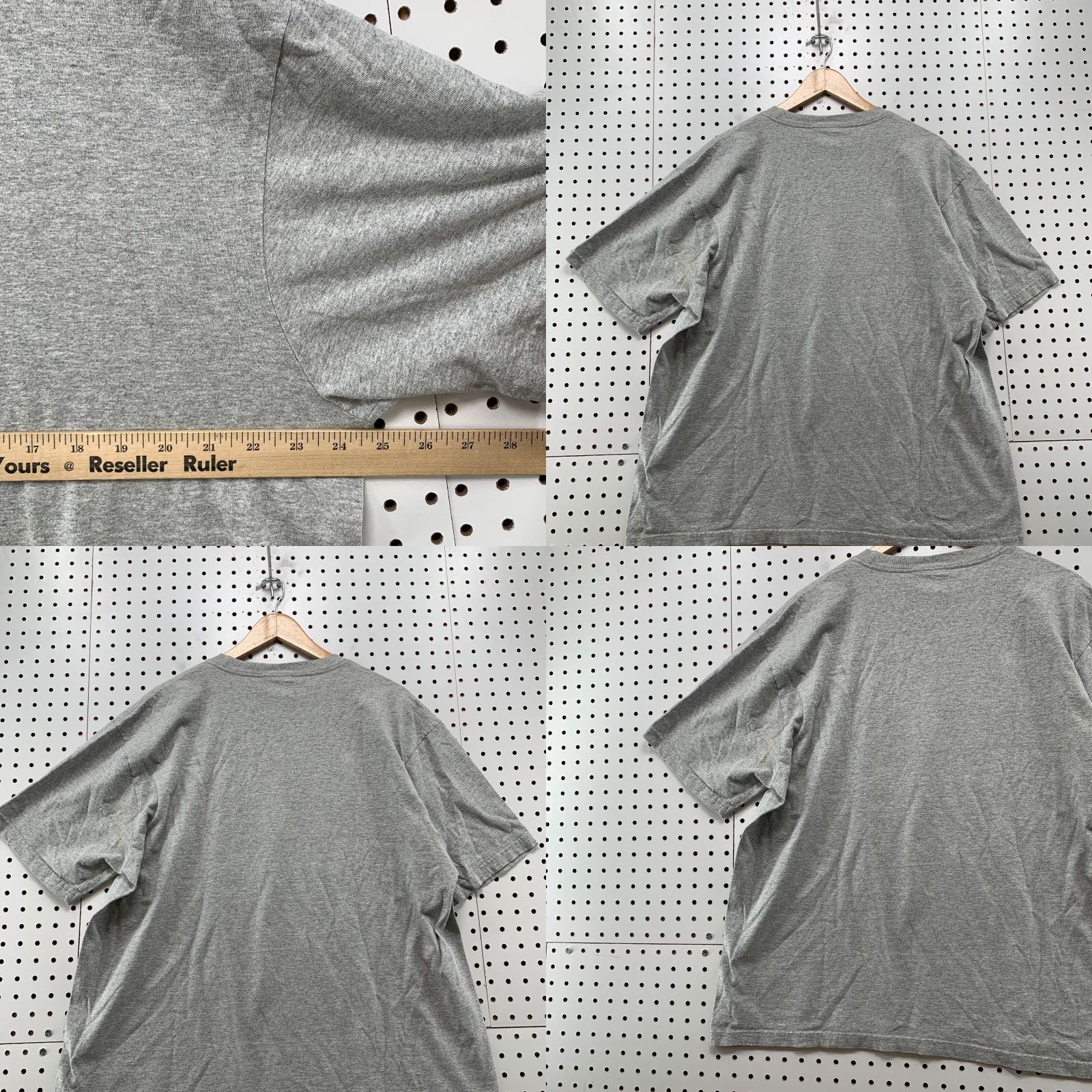Tommy Hilfiger VINTAGE Tommy Hilfiger Shirt Mens XL Gray Hip Hop Casual Big Flag 24.5x28.5 T-Shirt Crew Neck Short Sleeve Size US XL / EU 56 / 4 - 8 Thumbnail