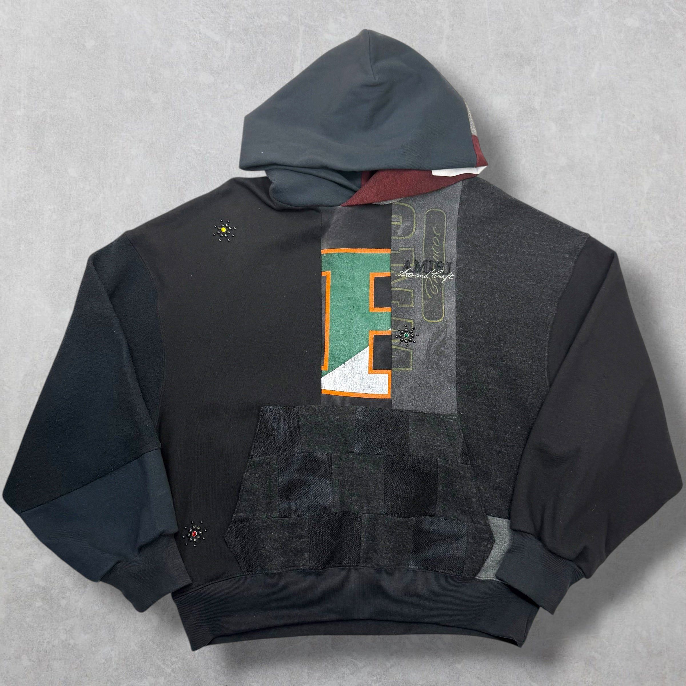 Amiri Amiri Arts & Crafts Mia Handmade Hoodie L Size US L / EU 52-54 / 3 - 1 Thumbnail