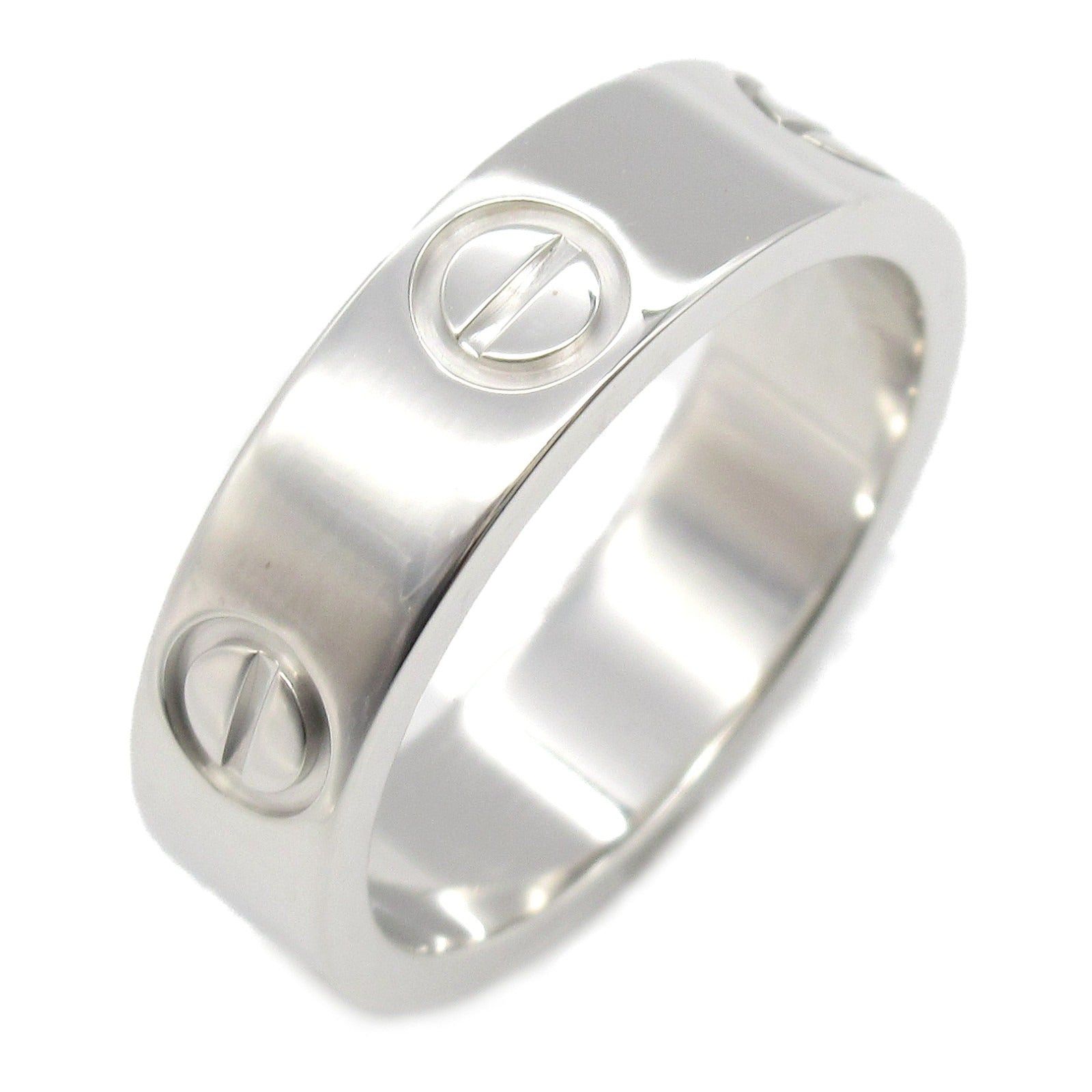 Cartier Cartier Love Ring K18Wg (White Gold) Silver Size ONE SIZE - 1 Thumbnail