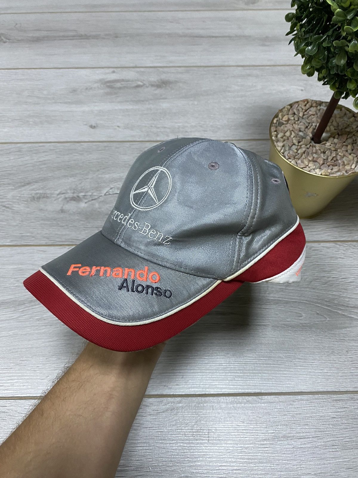 Mercedes-Benz Mercedes Benz Fernando Alonso Mclaren vintage racing cap Size ONE SIZE - 1 Thumbnail