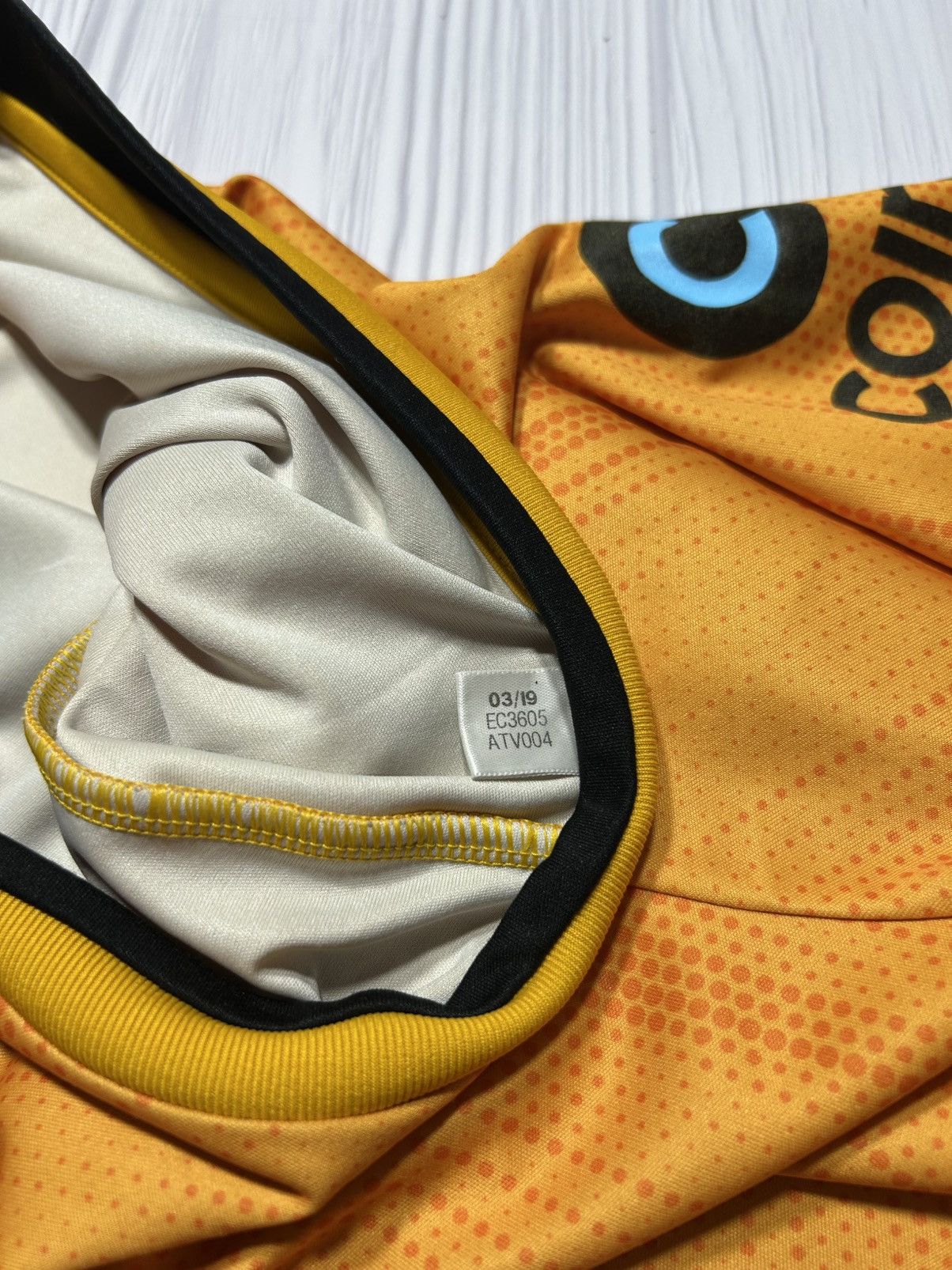Adidas 2019-20 Wolverhampton Adidas Home Soccer Jersey Size XL Size US XL / EU 56 / 4 - 10 Thumbnail