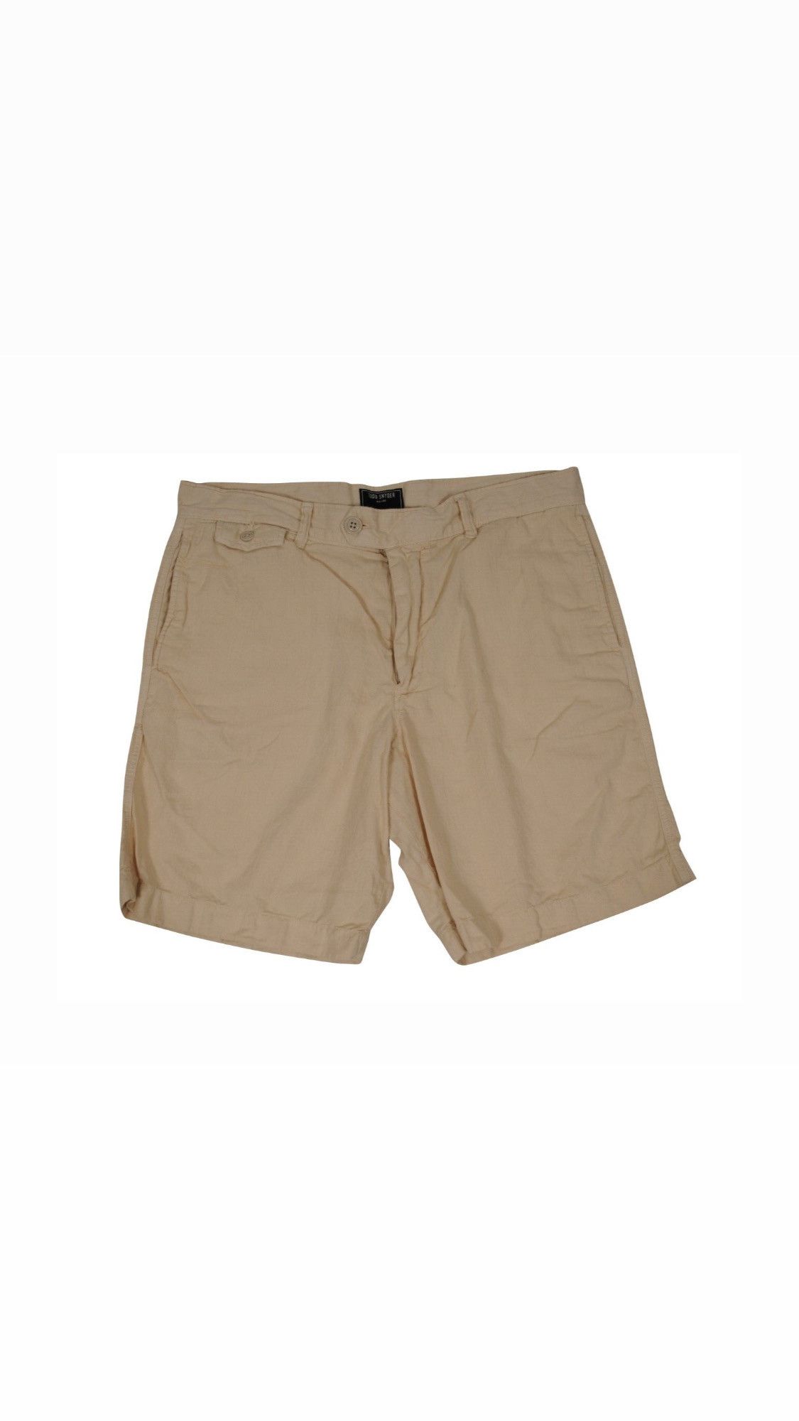 Todd Snyder Shorts Size US 36 Beige Cotton Linen Blend Size US 36 / EU 52 - 1 Thumbnail