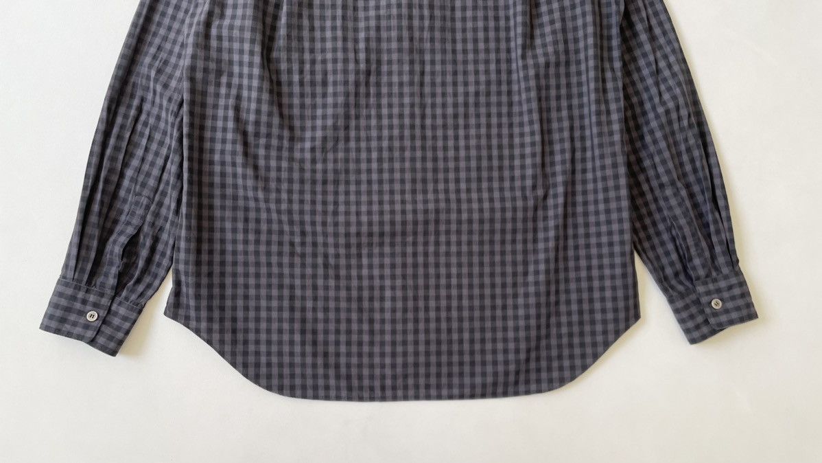 Comme des Garcons Over Dyed Black/Grey Gingham Check Shirt Size US M / EU 48-50 / 2 - 15 Thumbnail