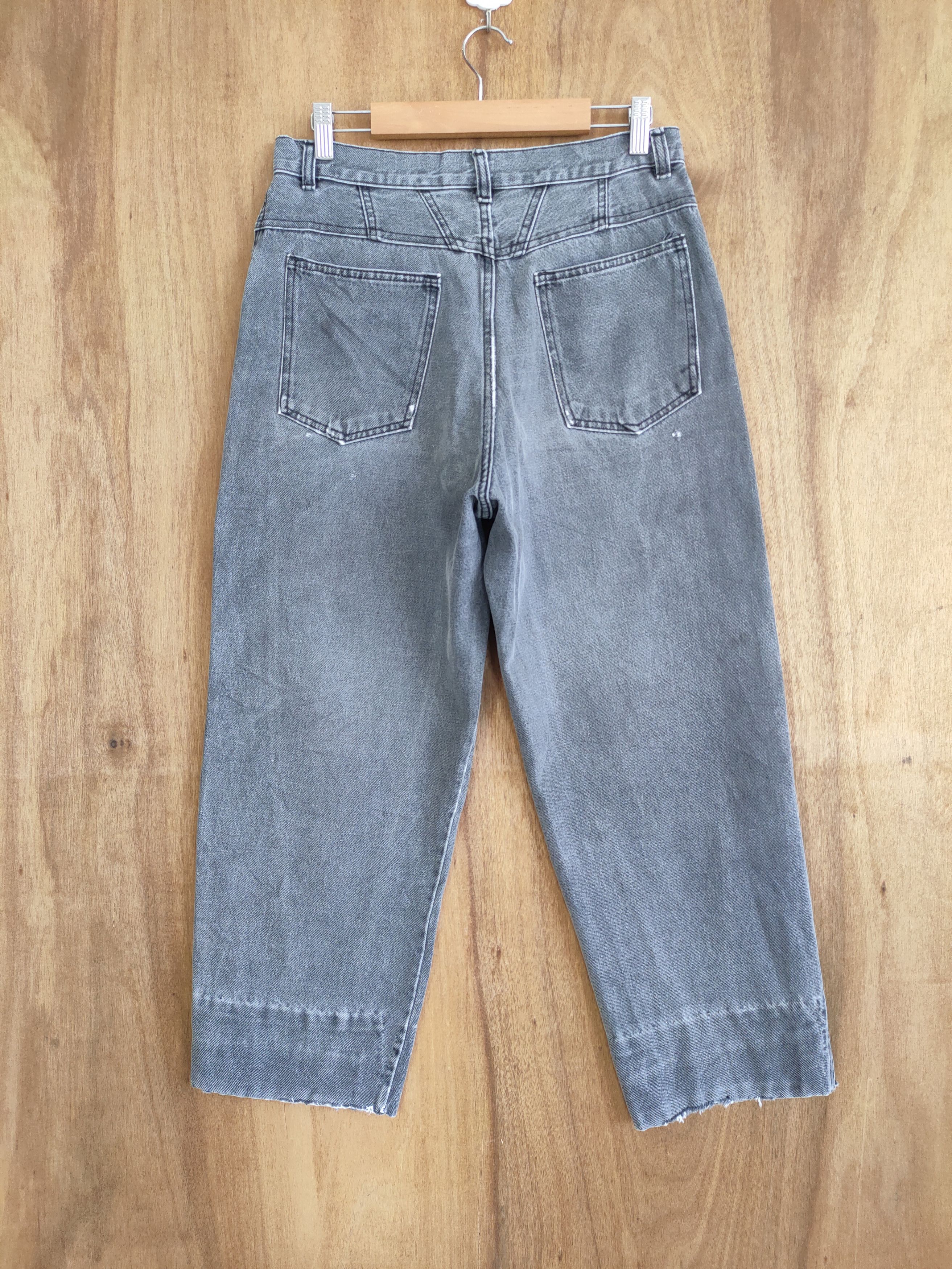 Japanese Brand VINTAGE JAPANESE DOUBLE KNEE RIPPED JEANS DENIM PANTS Size US 29 - 2 Thumbnail