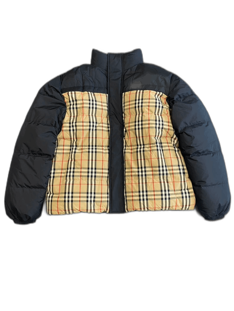 Burberry Burberry Colorblock Plaid Down Jacket M Size-yf Size US M / EU 48-50 / 2 - 1 Thumbnail