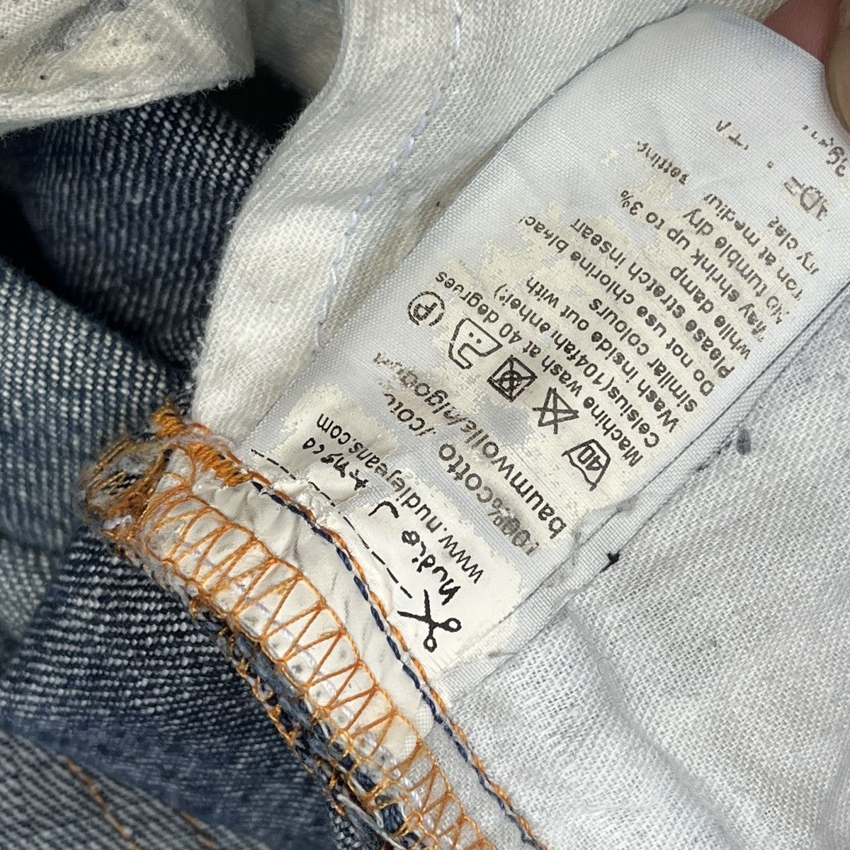 Nudie Jeans DISTRESSED NUDIE JEANS BOOTCUT OLA RIPPED KNEE JAPAN Size US 30 / EU 46 - 20 Thumbnail