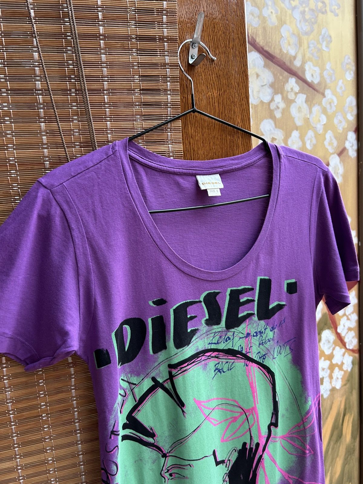 Diesel Y2K Diesel Punk Girl Logo Black Printed T-Shirt Size S Size S / US 4 / IT 40 - 3 Thumbnail