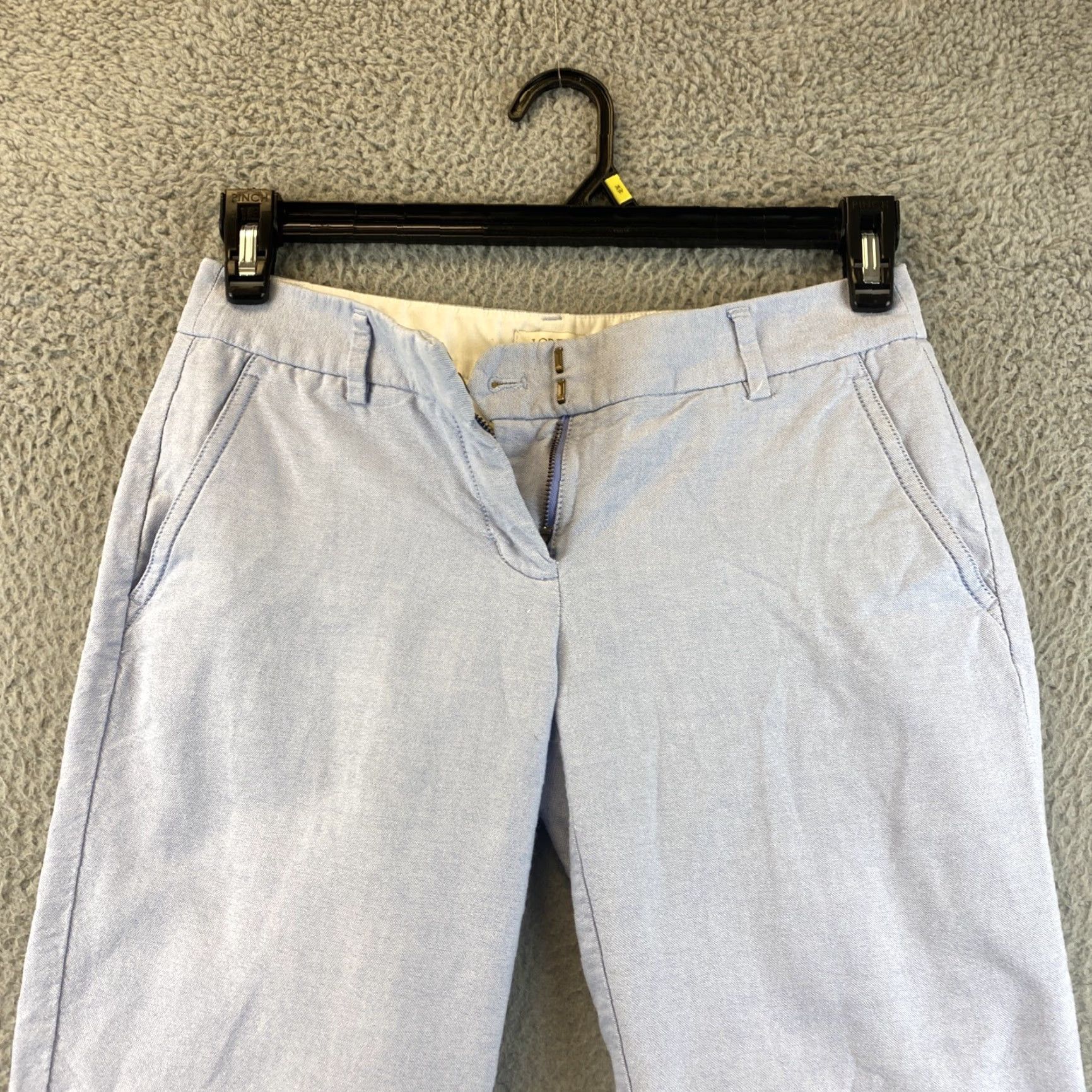 J.Crew J.CREW Skimmer Cropped Pants Woman Size 2 Blue Slim Crop Regular Pants Women's Clothing Size 26" / US 2 / IT 38 - 3 Thumbnail