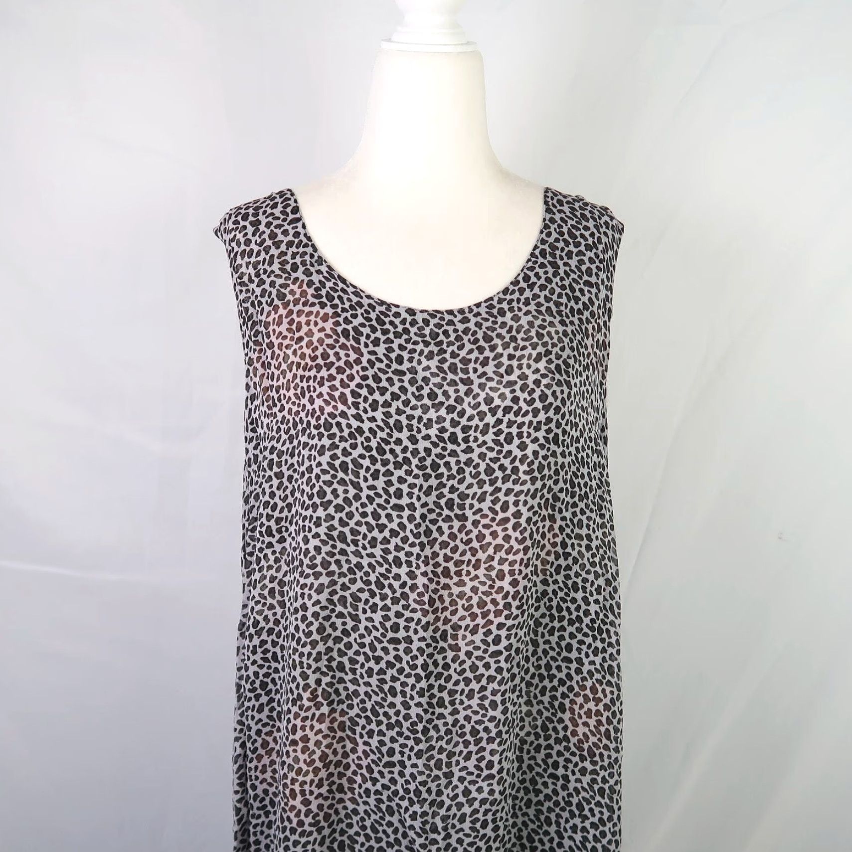 Vintage VINTAGE 90s Indira Maxi Dress Size L / US 10 / IT 46 - 7 Thumbnail