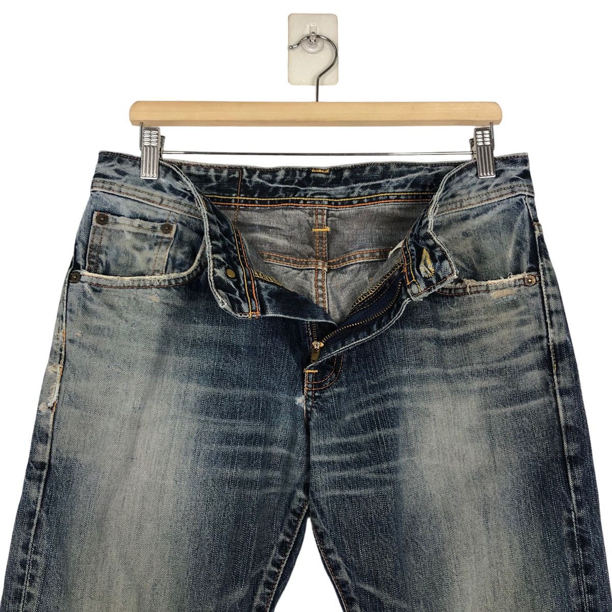 Hysteric Glamour 🔥Vintage Denim Jeans Red Line Edwin Japan Made Size US 32 / EU 48 - 14 Thumbnail
