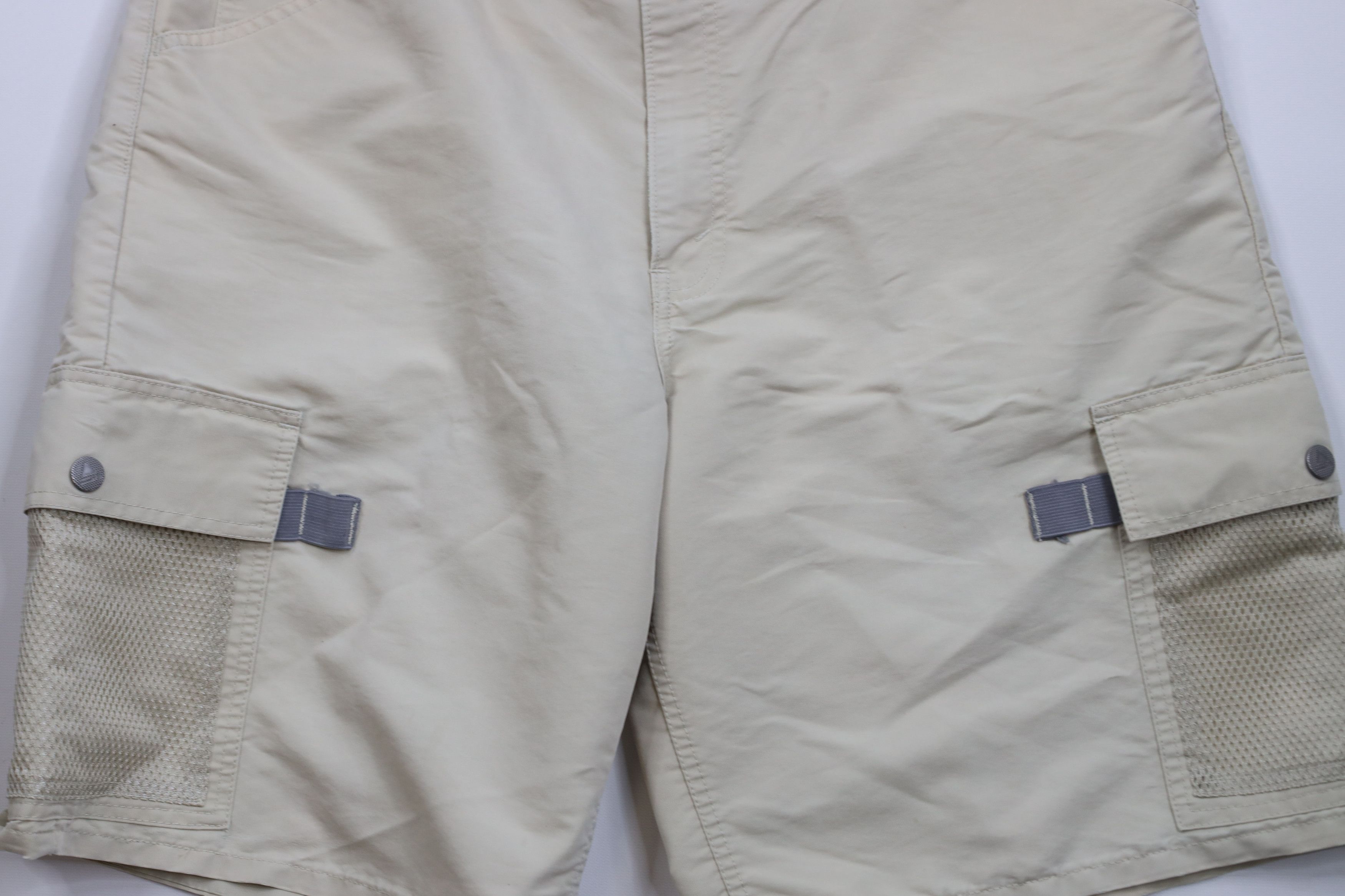 Levi's × Vintage Vintage 90s Levis SilverTab Loose Fit Cargo Shorts Beige Size US 36 / EU 52 - 3 Thumbnail