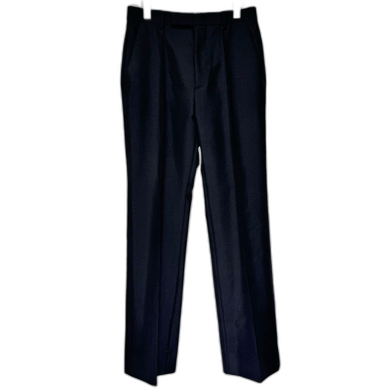 Gucci Gucci Black Straight Leg Trousers Size 44-2505 Size US 44 / EU 60 - 1 Thumbnail
