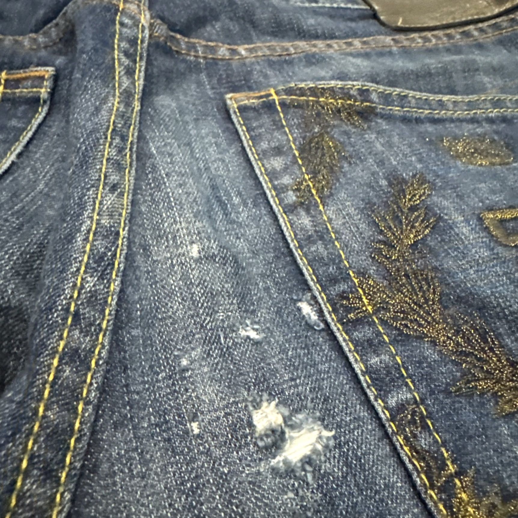 Sean John VINTAGE Sean John Jeans Dark Wash Denim 34x32 Grunge Straight Men Blue 90s Vintage Y2K Size US 34 / EU 50 - 5 Thumbnail