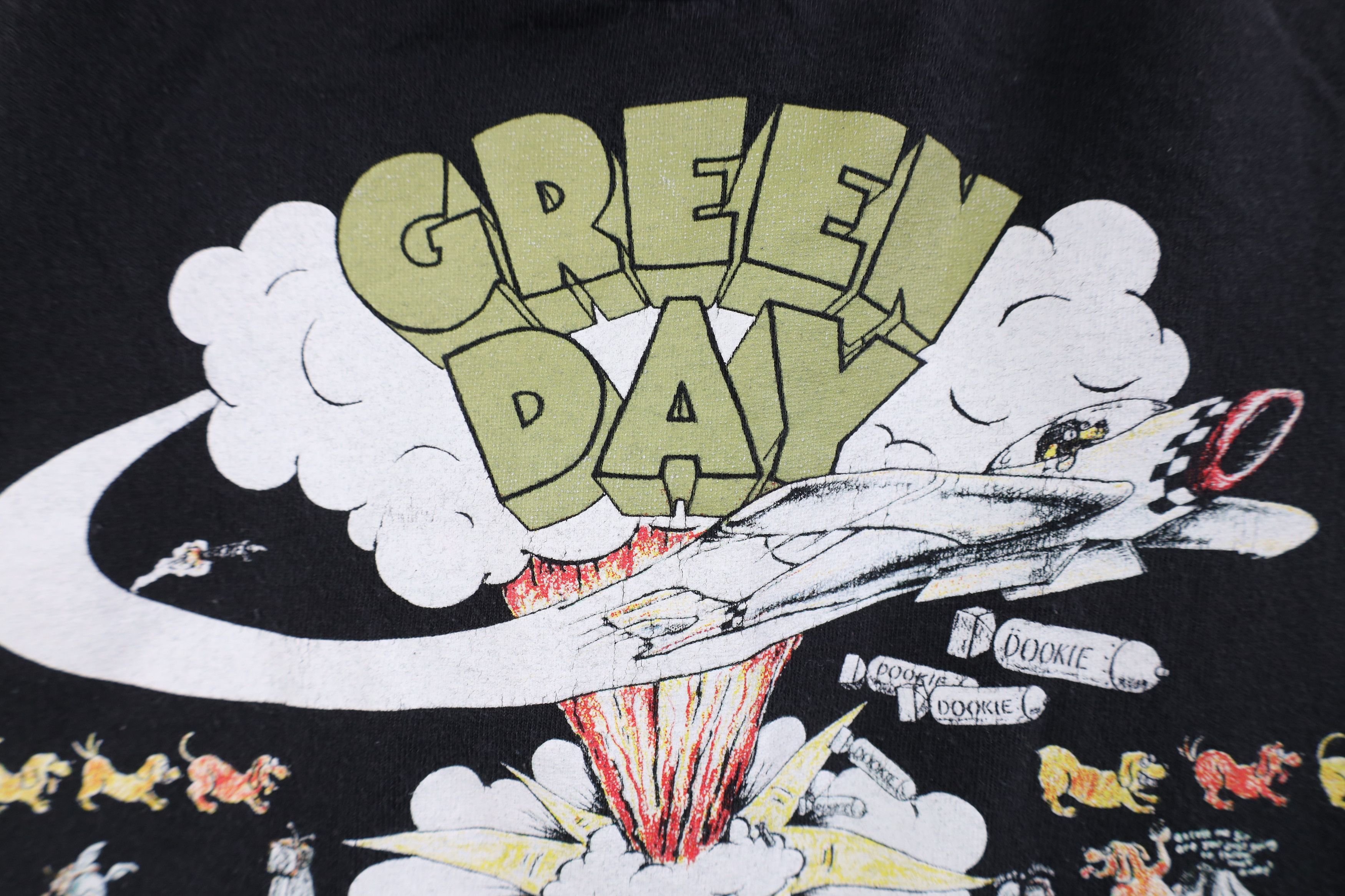 Vintage Vintage Y2K Dookie Green Day Band Short Sleeve T-Shirt Black Size US L / EU 52-54 / 3 - 5 Thumbnail