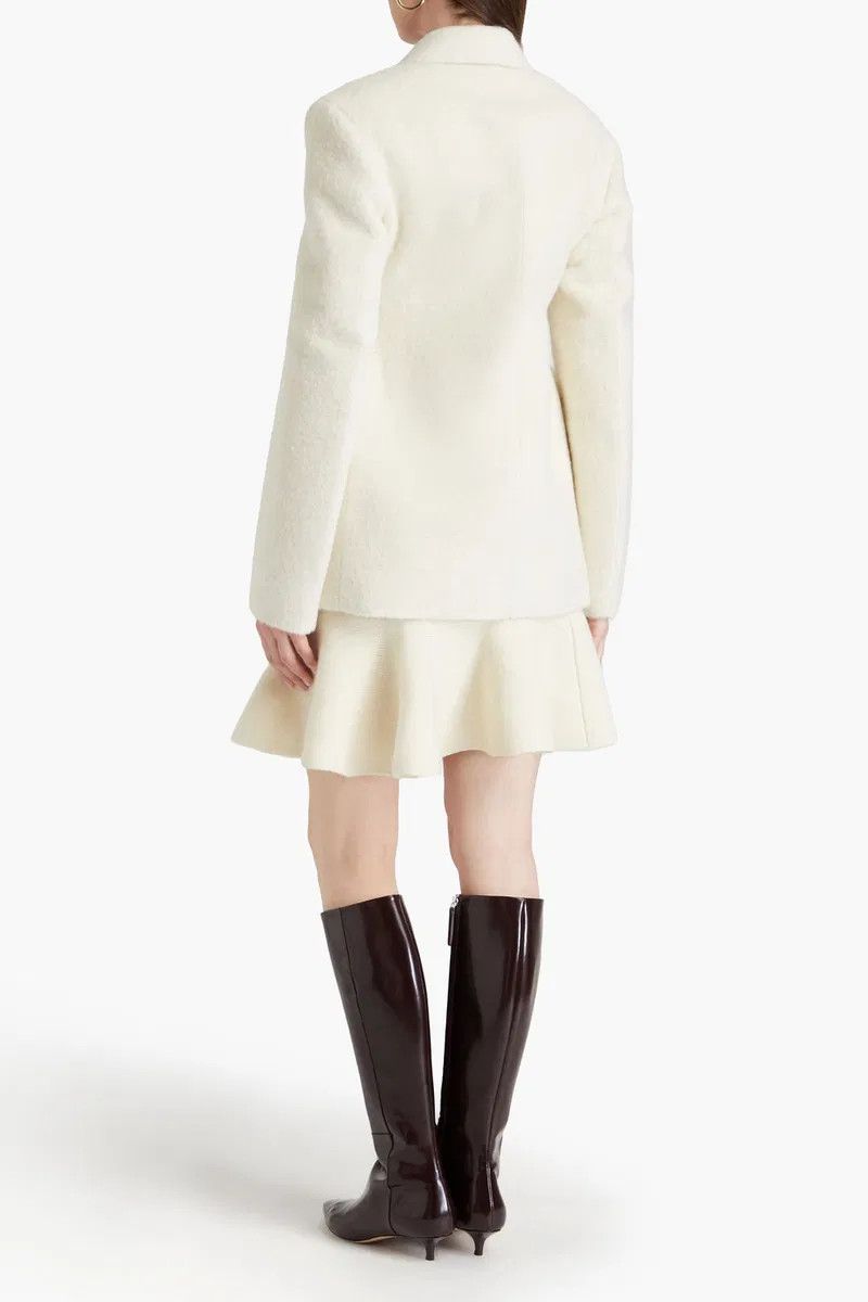 Jil Sander o1y0925 Coat in White Size XS / US 0-2 / IT 36-38 - 3 Thumbnail
