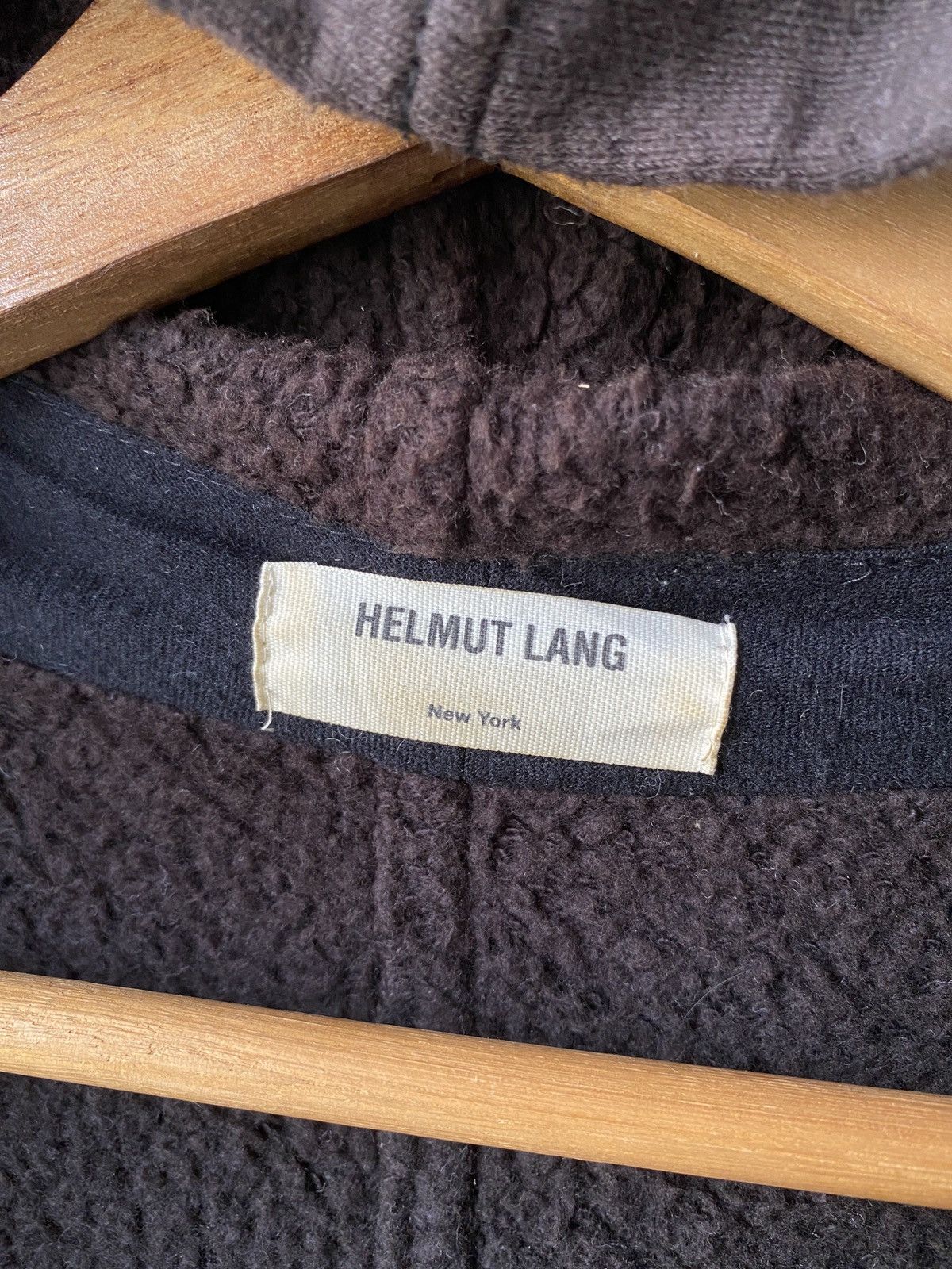Helmut Lang Helmut Lang Body Elongated Zip SWS Faded Black Hoodie Size US S / EU 44-46 / 1 - 17 Thumbnail